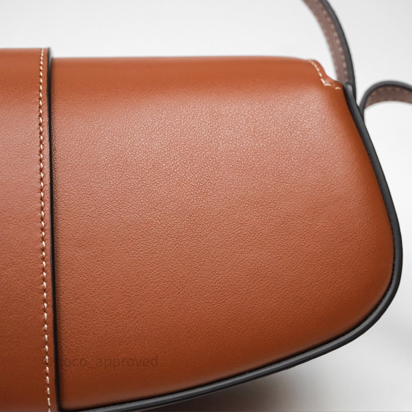 Celine Clutch on Strap Tabou Tan Calfskin