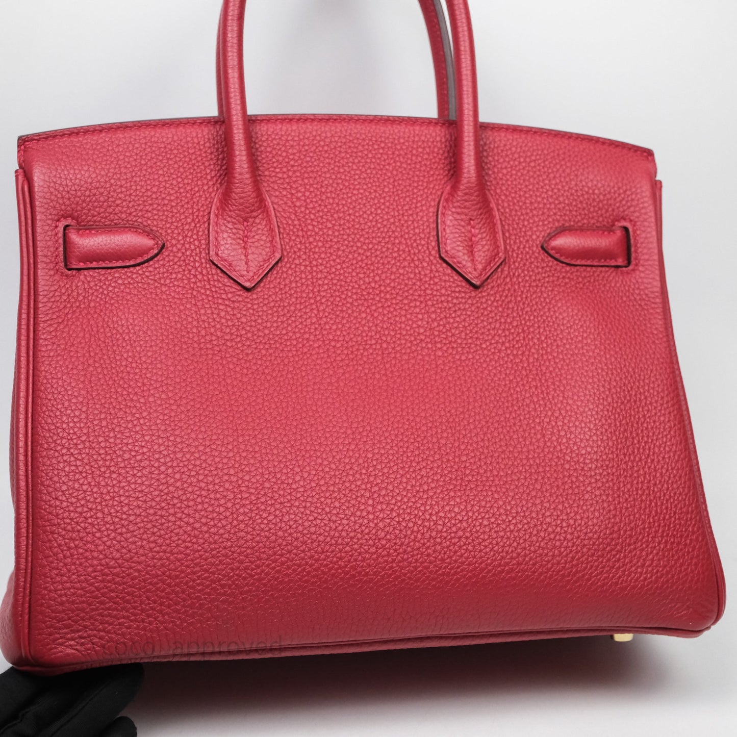 Hermès Birkin 30 Rouge Togo Gold Hardware
