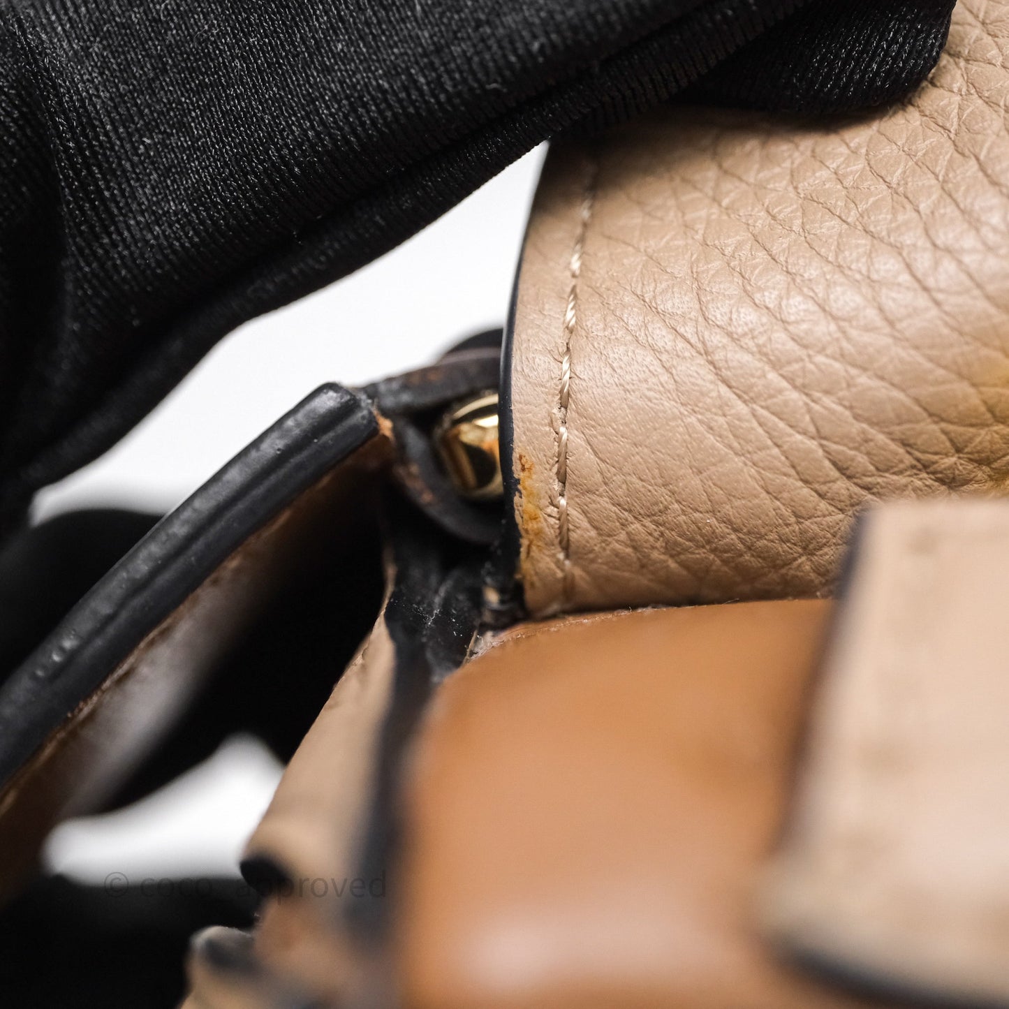 Loewe Small Puzzle Bag Sand Mink Grained Calfskin