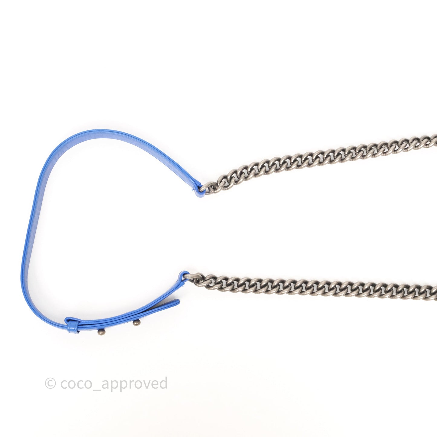 Chanel Quilted Small Boy Blue Velvet Ruthenium Hardware