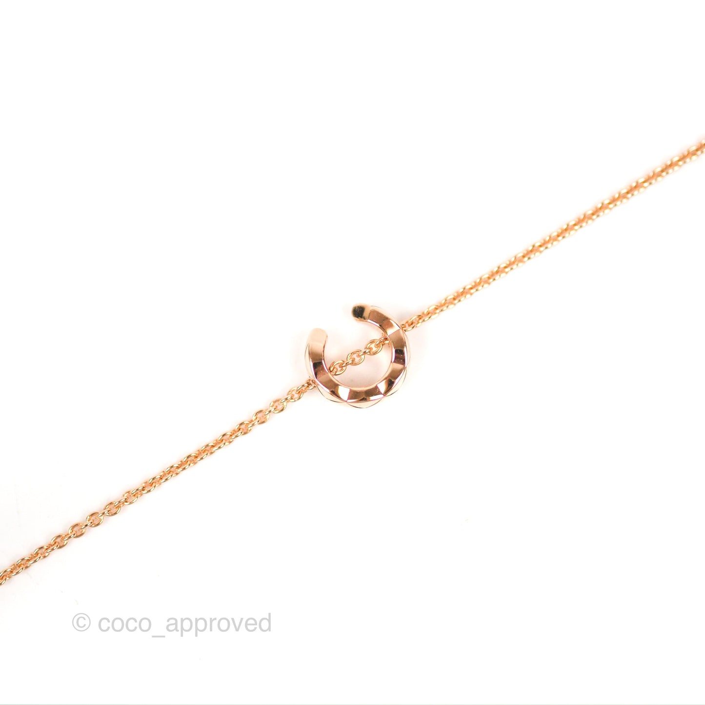 Chanel Coco Crush Bracelet Beige Gold Hardware