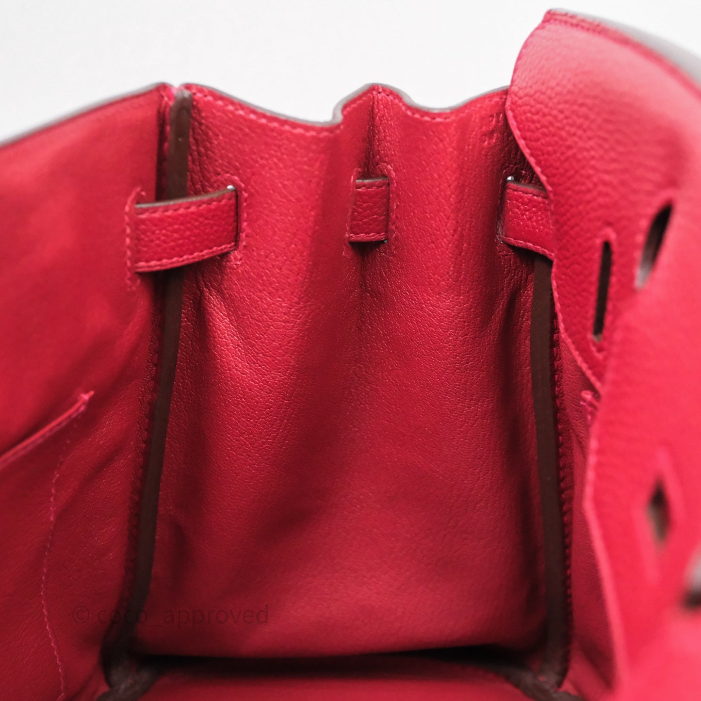 Hermès Birkin 30 Rouge Togo Gold Hardware