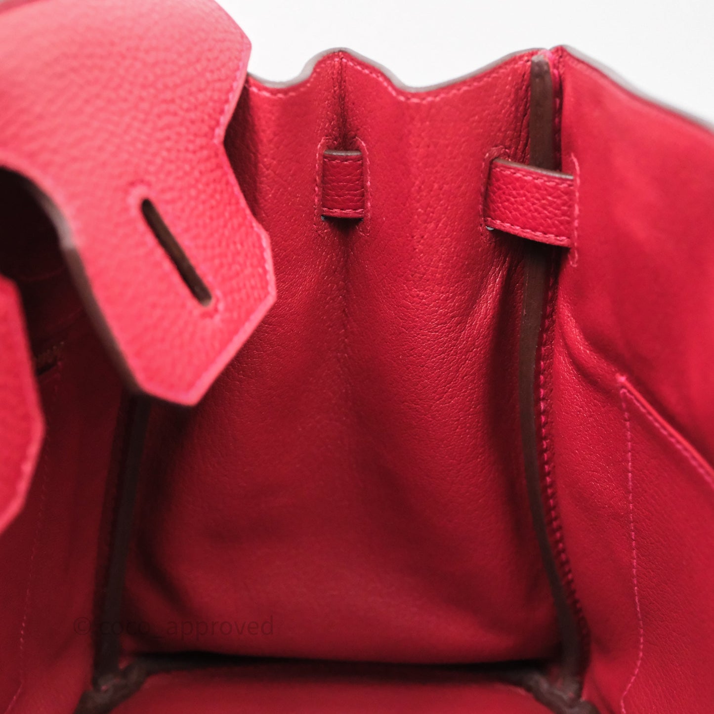 Hermès Birkin 30 Rouge Togo Gold Hardware