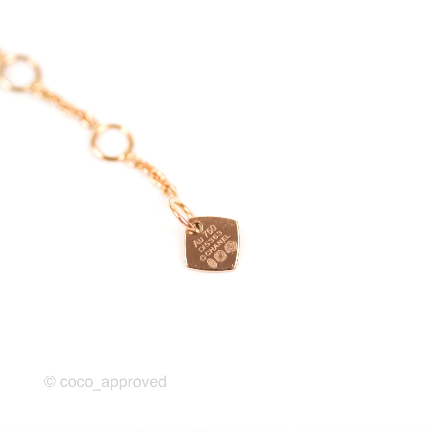 Chanel Coco Crush Bracelet Beige Gold Hardware