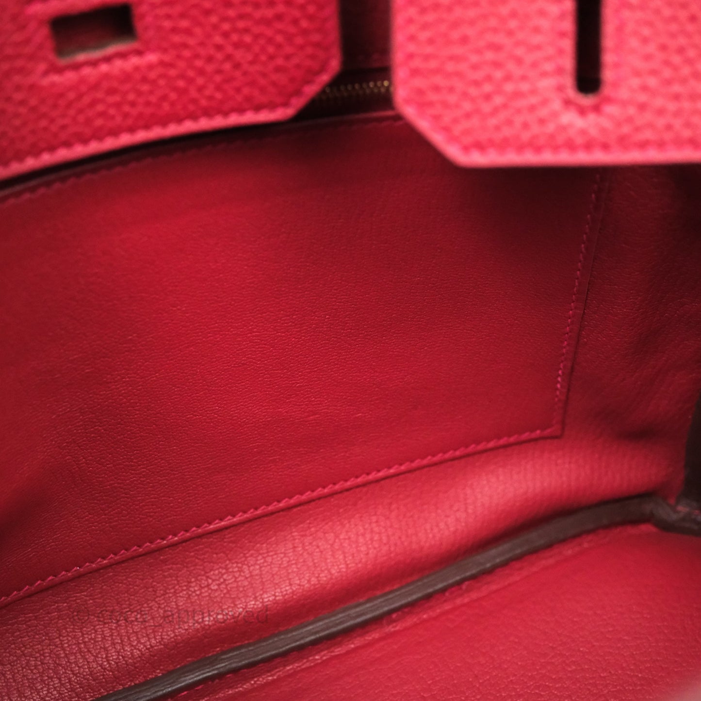 Hermès Birkin 30 Rouge Togo Gold Hardware