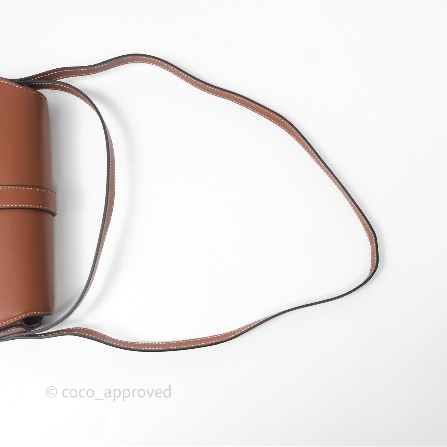 Celine Clutch on Strap Tabou Tan Calfskin