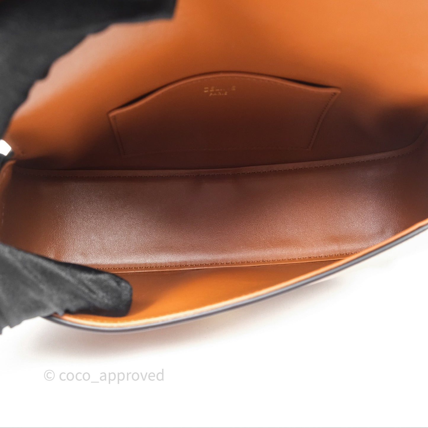 Celine Clutch on Strap Tabou Tan Calfskin