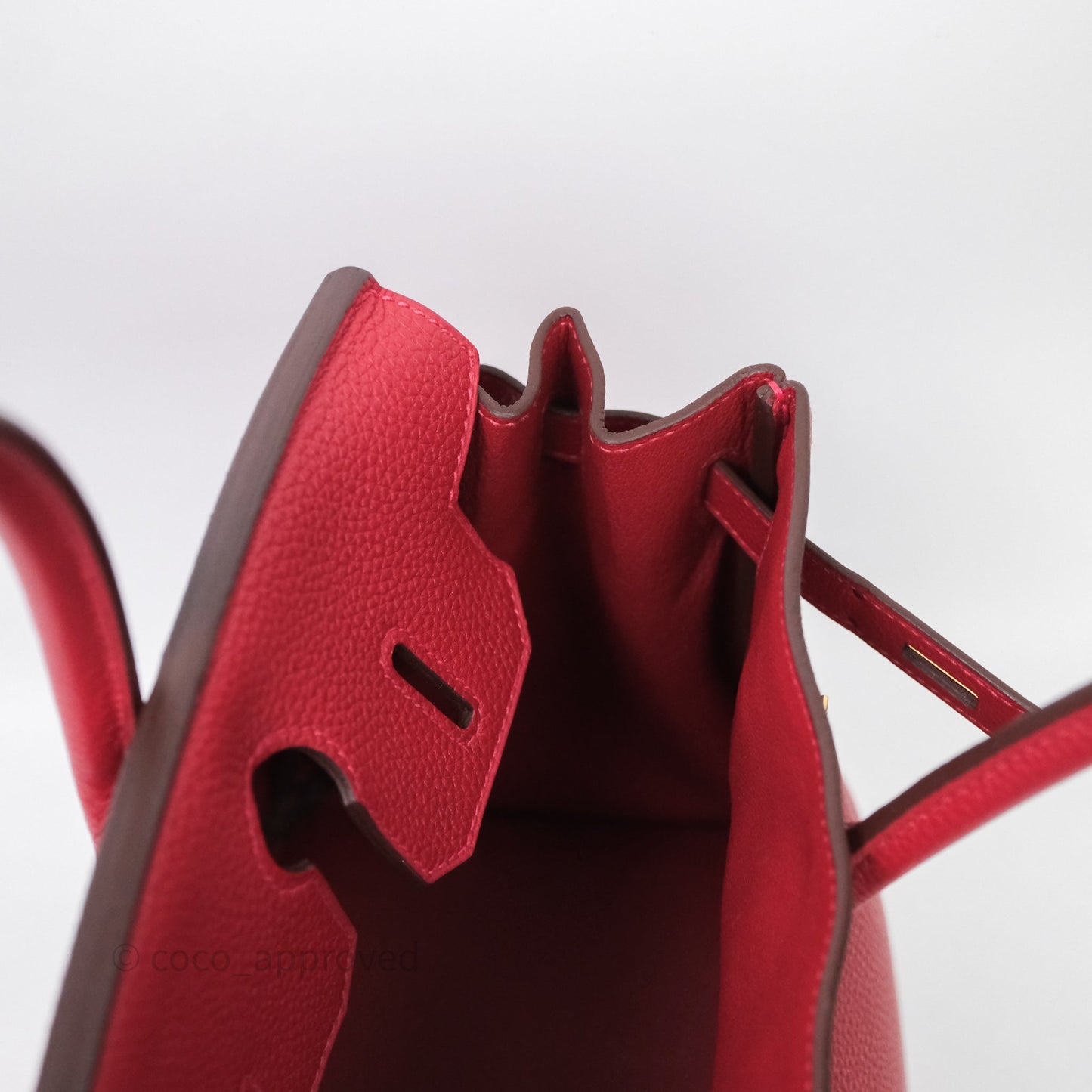 Hermès Birkin 30 Rouge Togo Gold Hardware