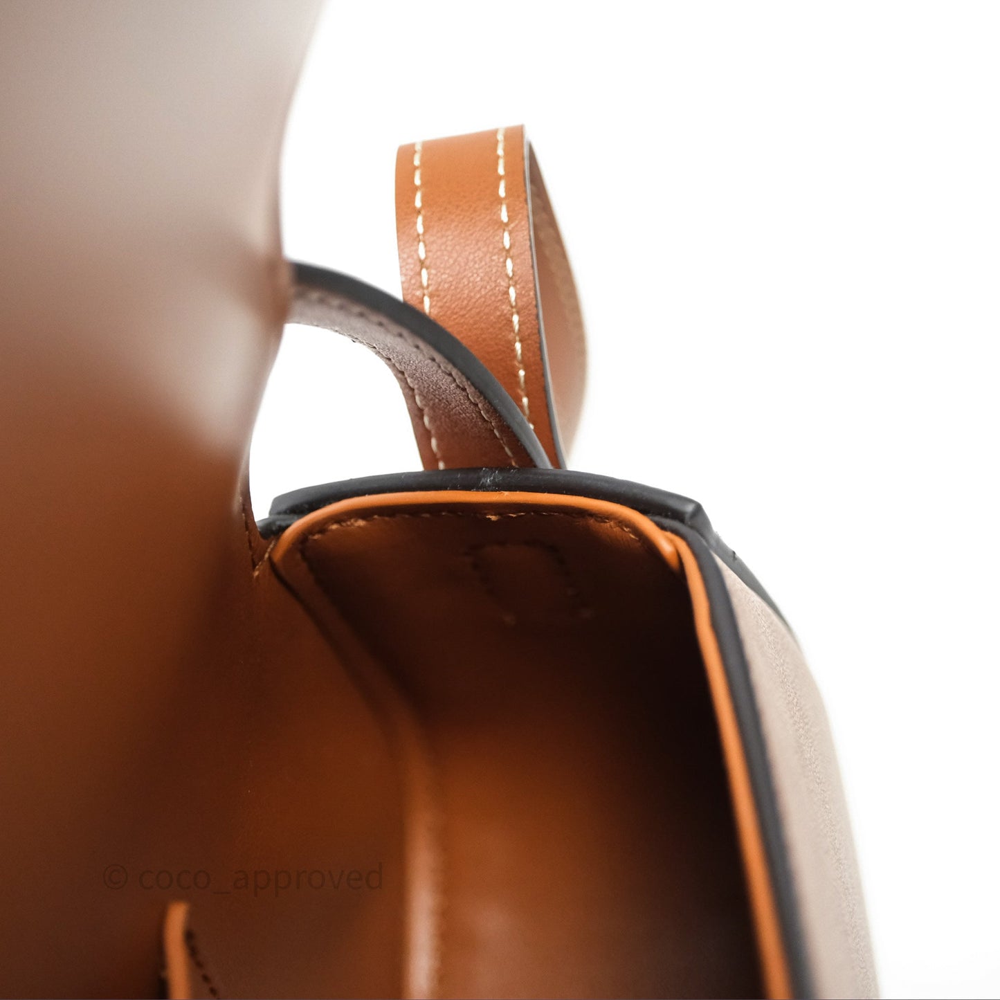 Celine Clutch on Strap Tabou Tan Calfskin