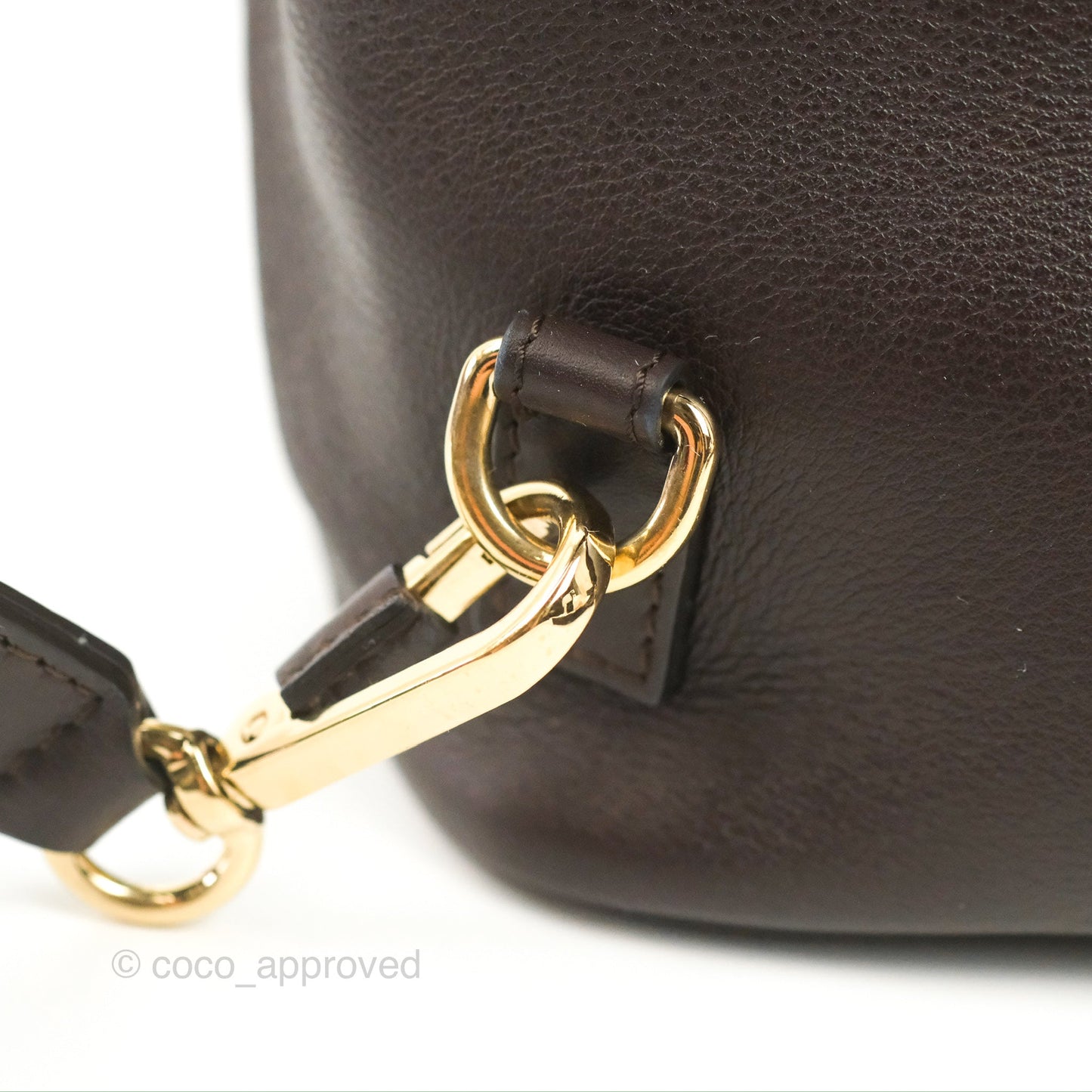 Chloe Small Faye Backpack Suede Calfskin Burgundy Gold Hardware