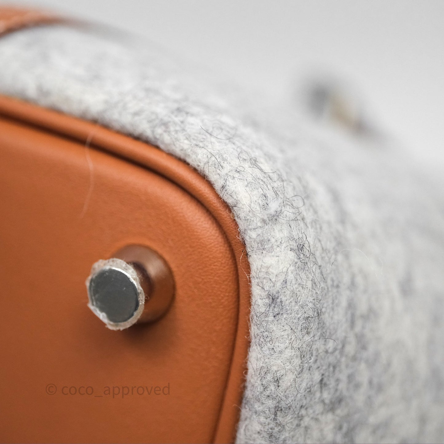 Hermès Picotin 18 Gris Clair/ Gold Wool Feutre Swift Palladium Hardware