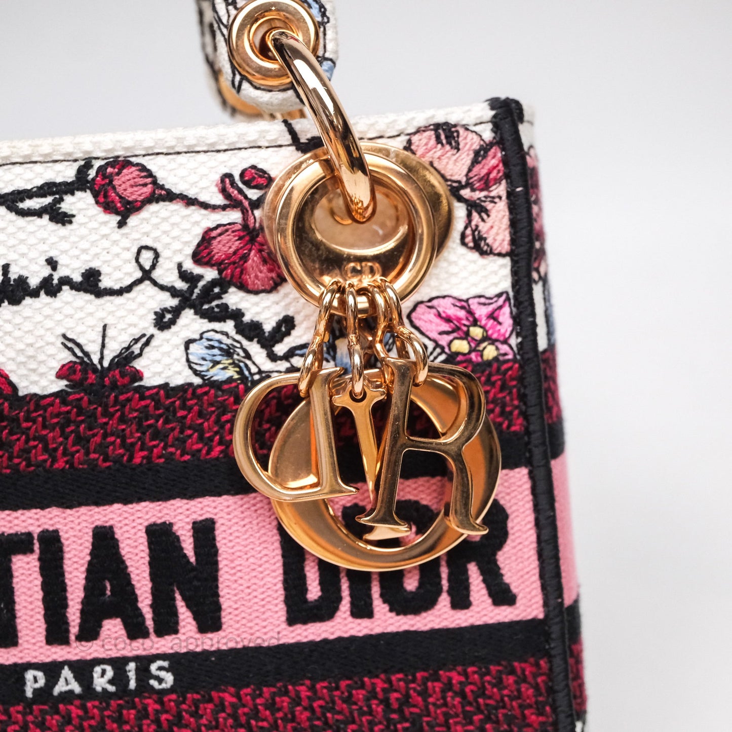 Christian Dior Mini Lady D-Lite Bag Florilegio Embroidered
