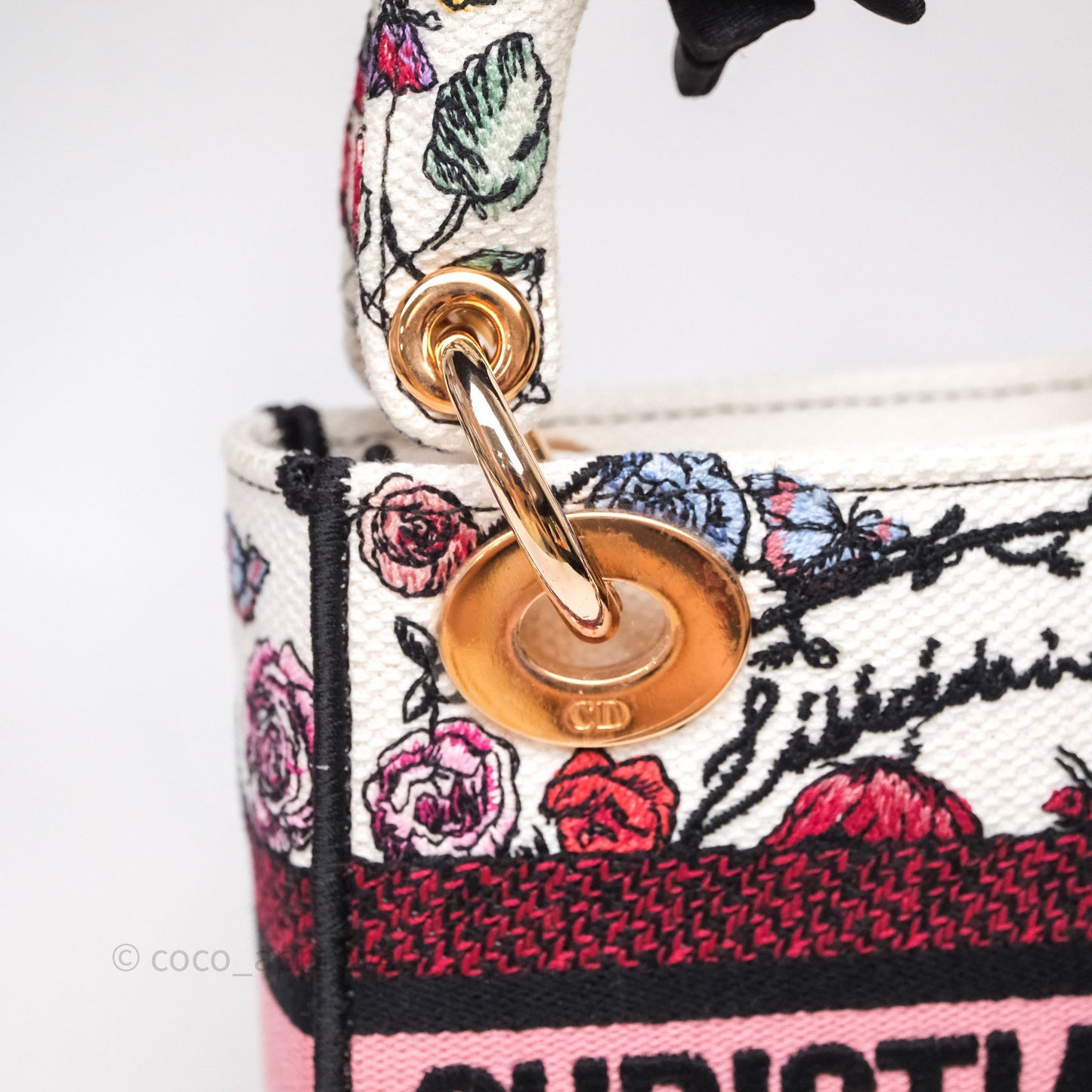 Christian Dior Mini Lady D-Lite Bag Florilegio Embroidered
