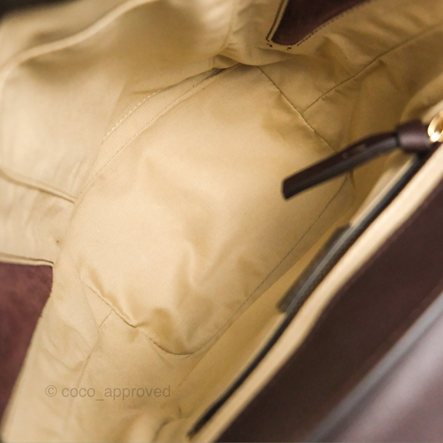 Chloe Small Faye Backpack Suede Calfskin Burgundy Gold Hardware