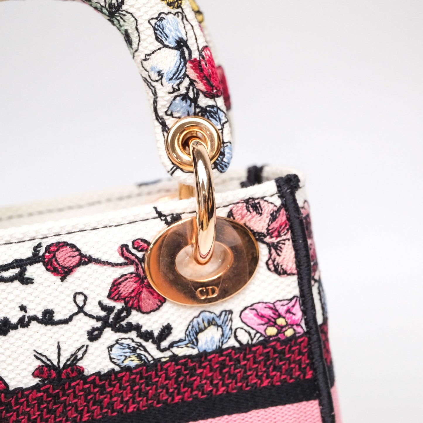 Christian Dior Mini Lady D-Lite Bag Florilegio Embroidered