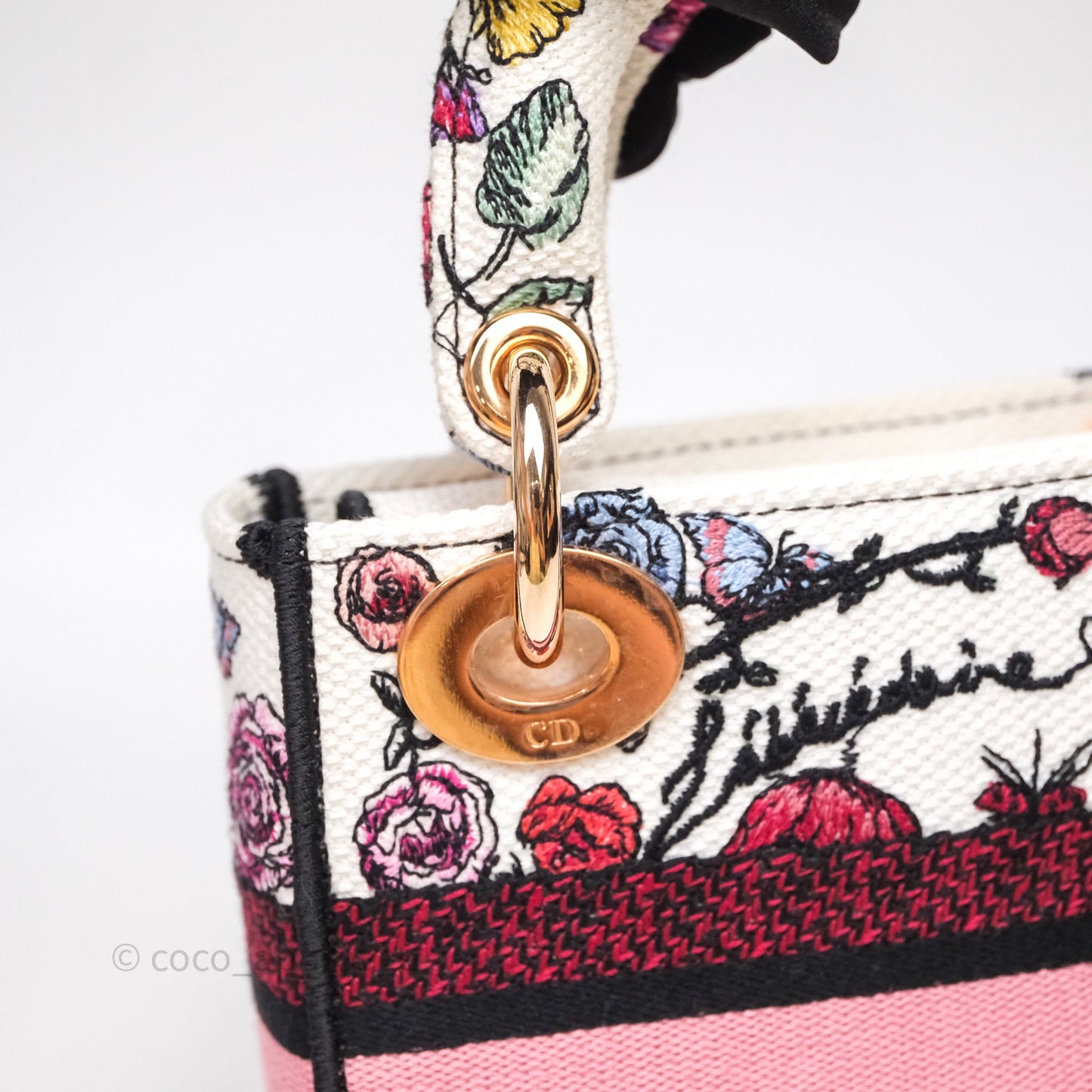 Christian Dior Mini Lady D-Lite Bag Florilegio Embroidered