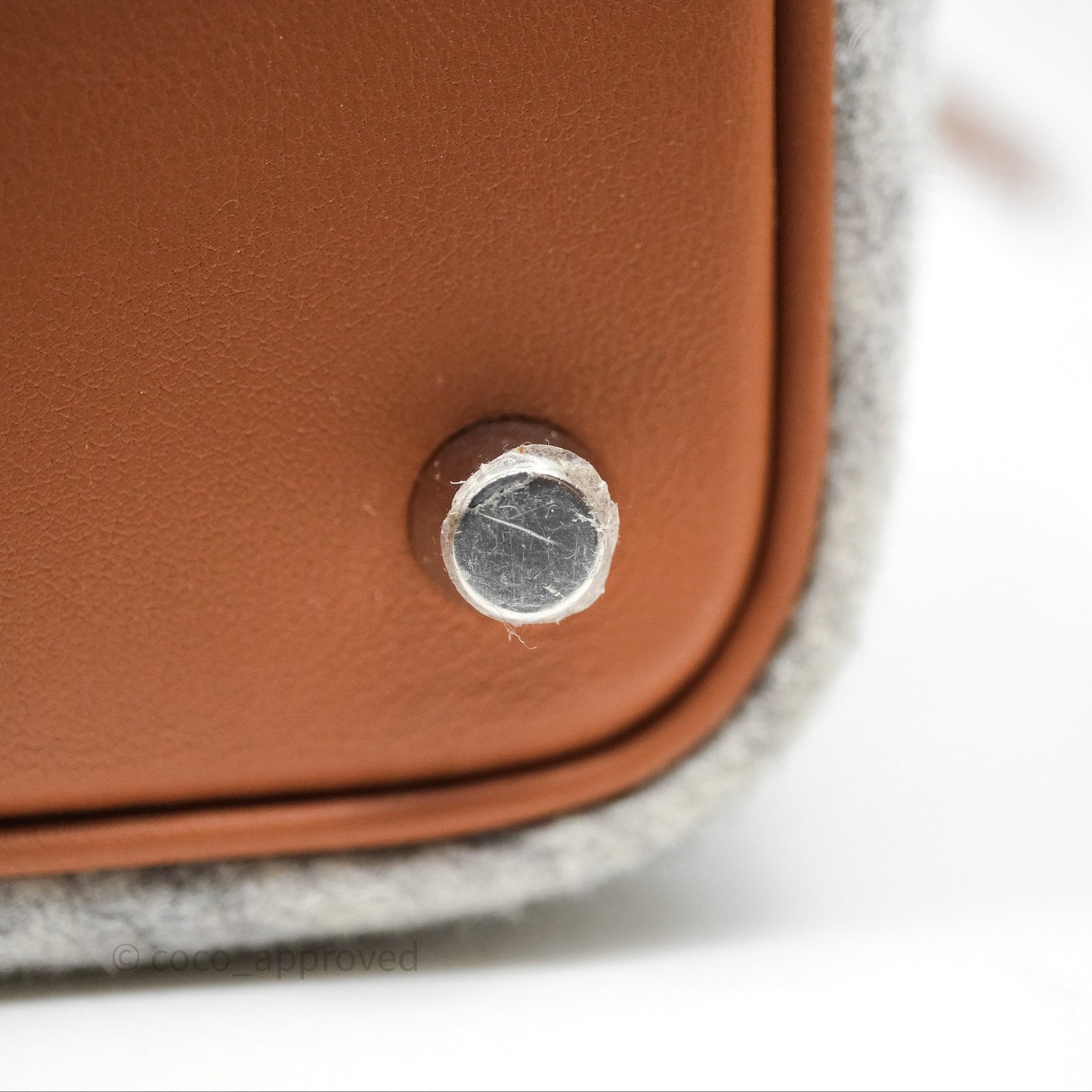 Hermès Picotin 18 Gris Clair/ Gold Wool Feutre Swift Palladium Hardware
