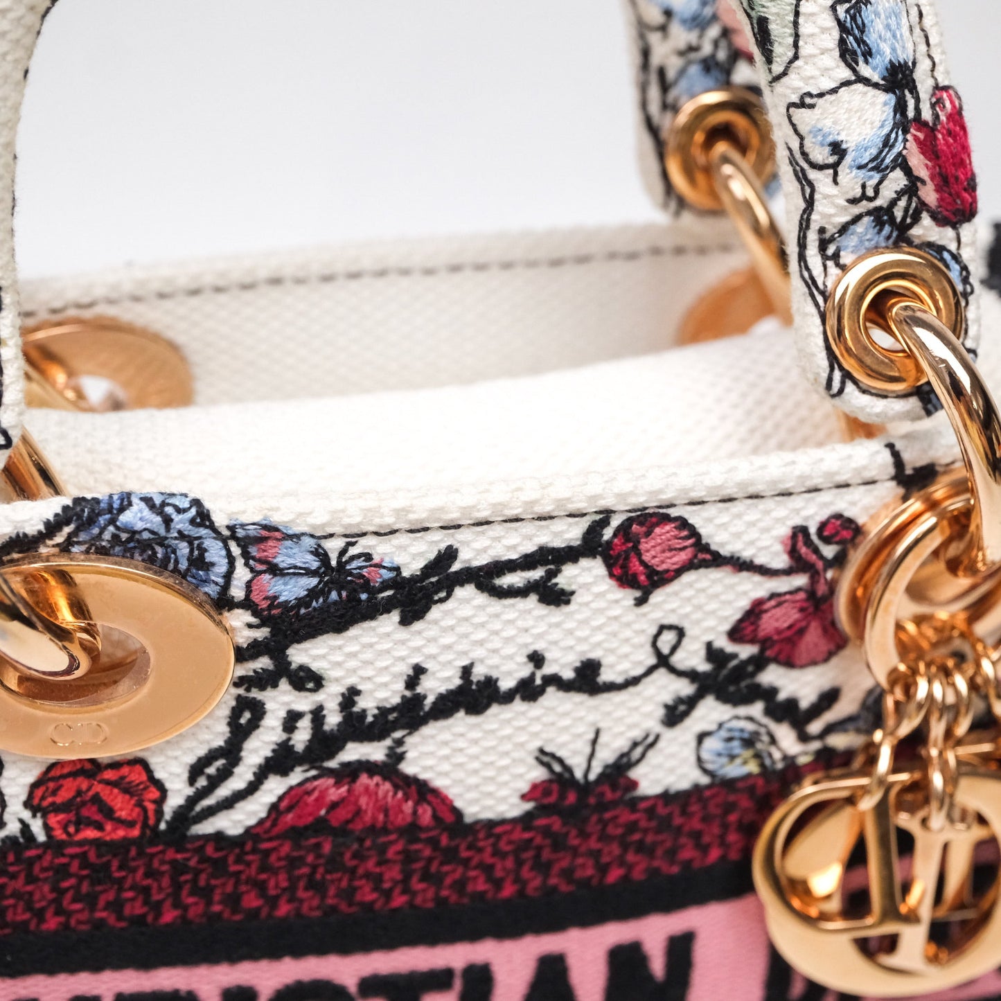 Christian Dior Mini Lady D-Lite Bag Florilegio Embroidered