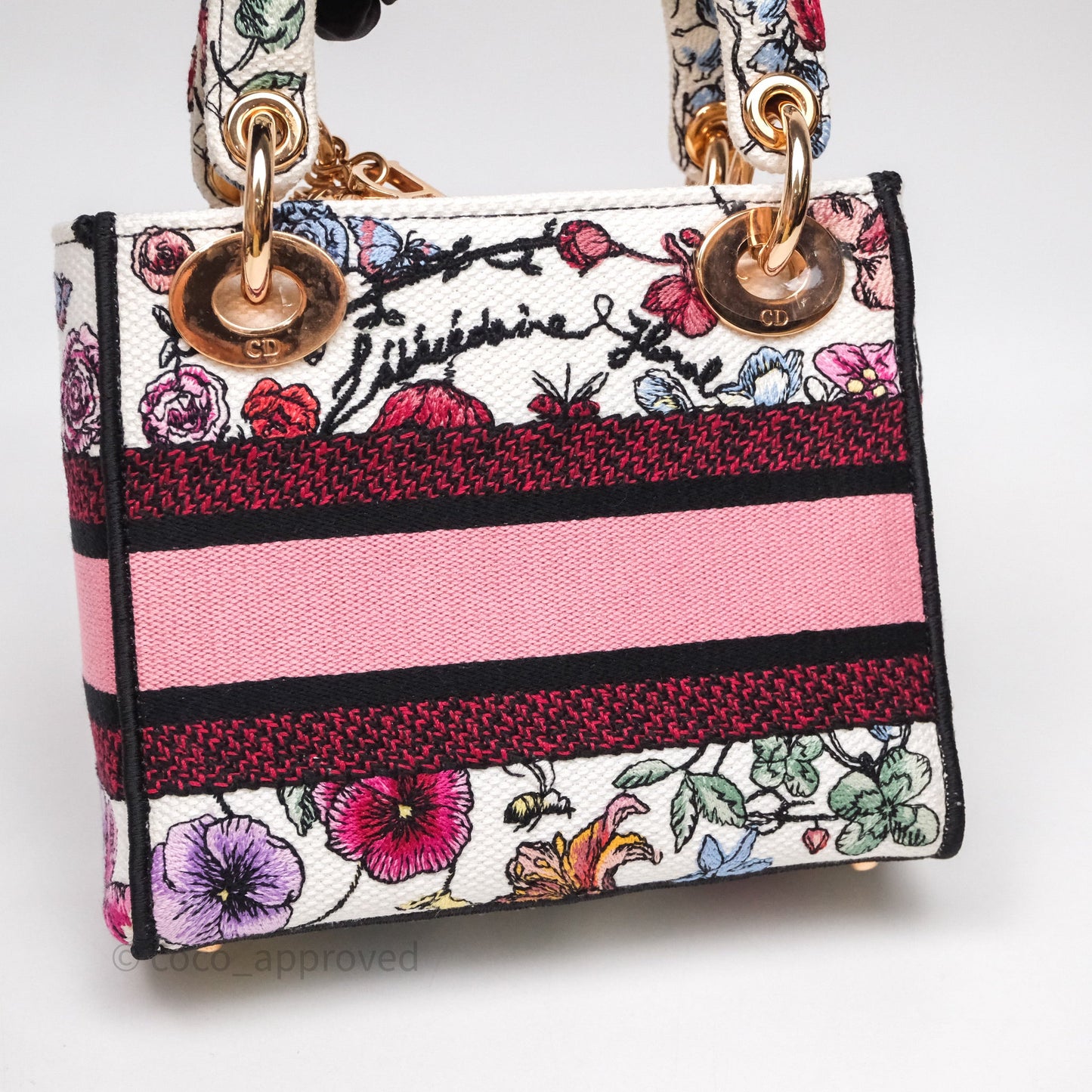 Christian Dior Mini Lady D-Lite Bag Florilegio Embroidered