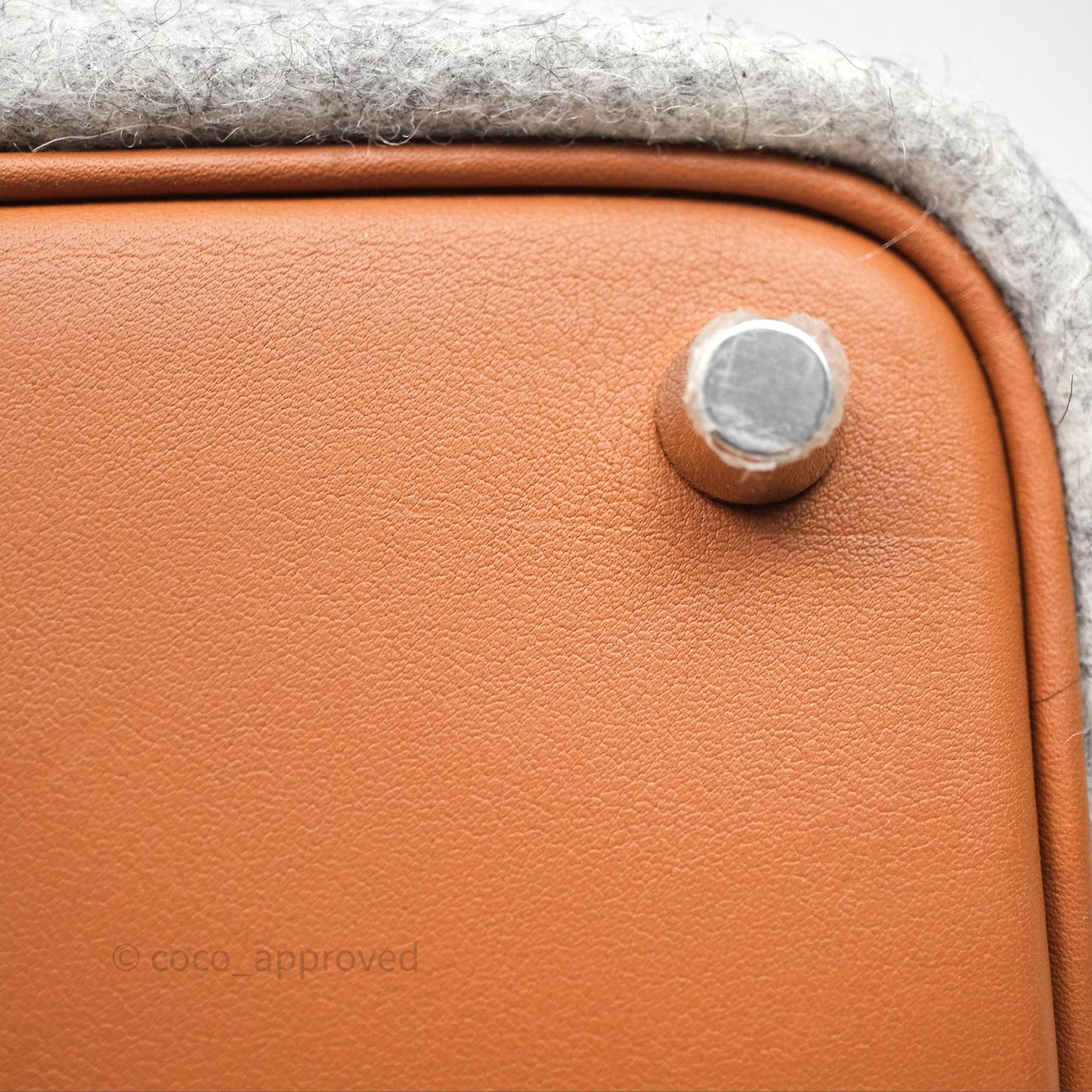 Hermès Picotin 18 Gris Clair/ Gold Wool Feutre Swift Palladium Hardware