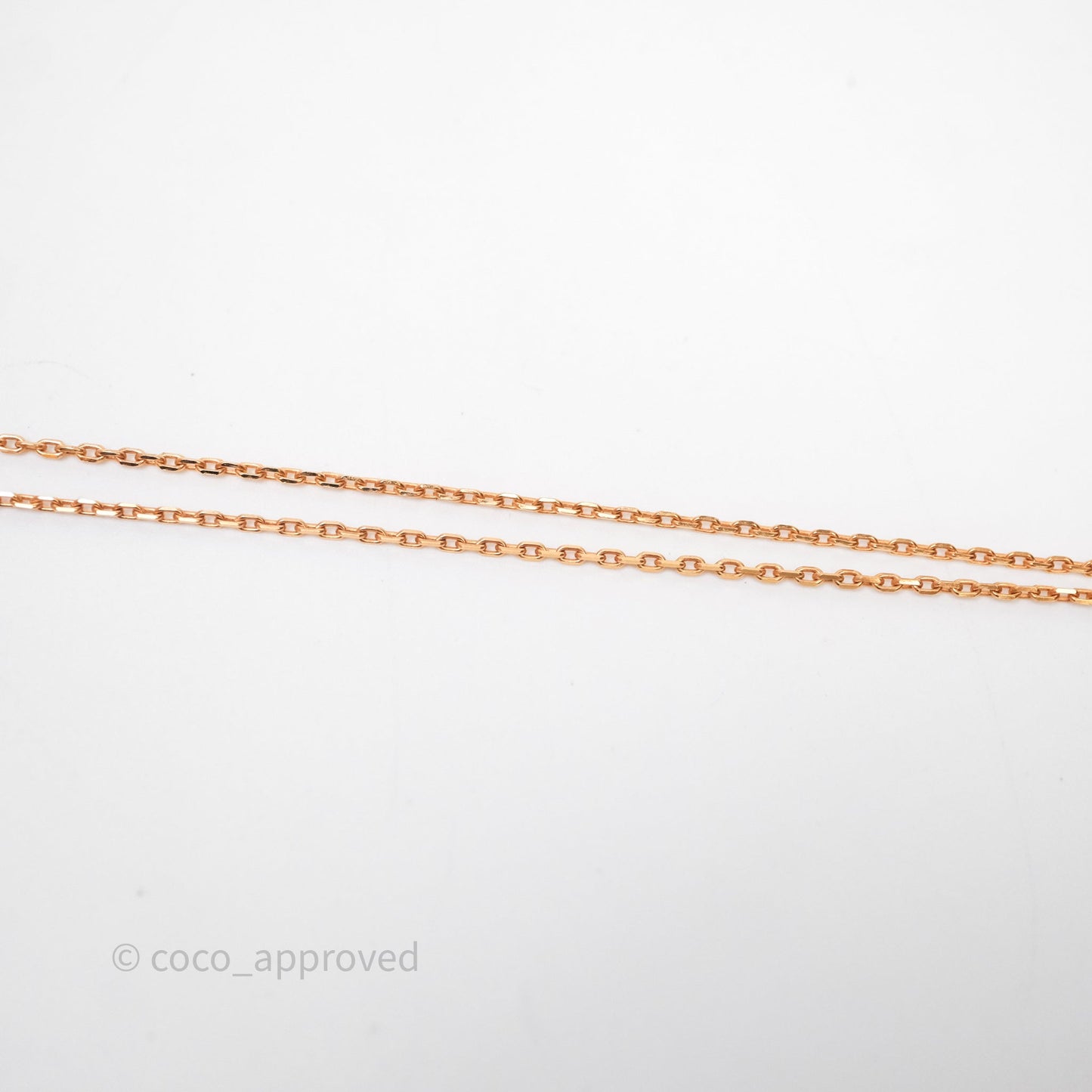 Hermès Pop H Pendant Necklace Blanc Rose Gold Hardware