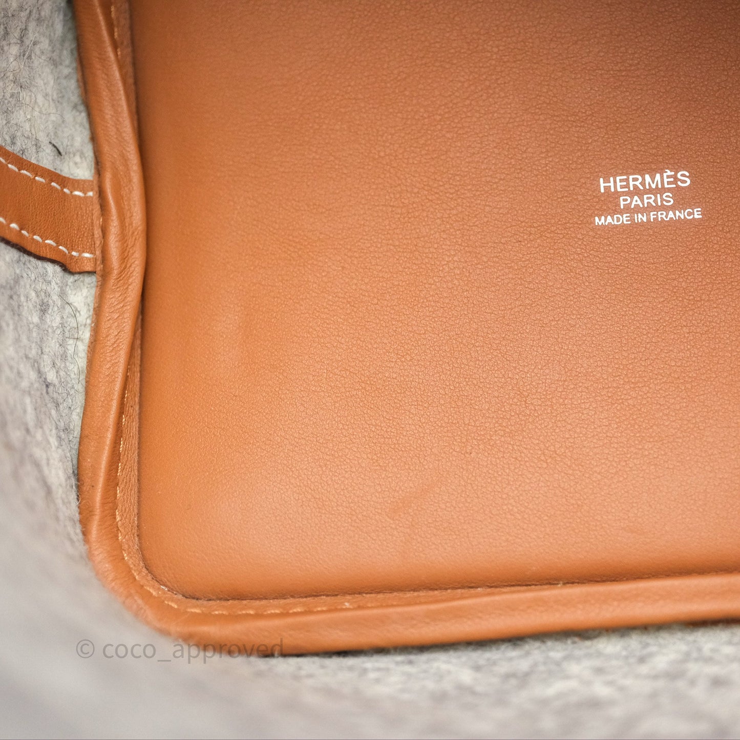 Hermès Picotin 18 Gris Clair/ Gold Wool Feutre Swift Palladium Hardware