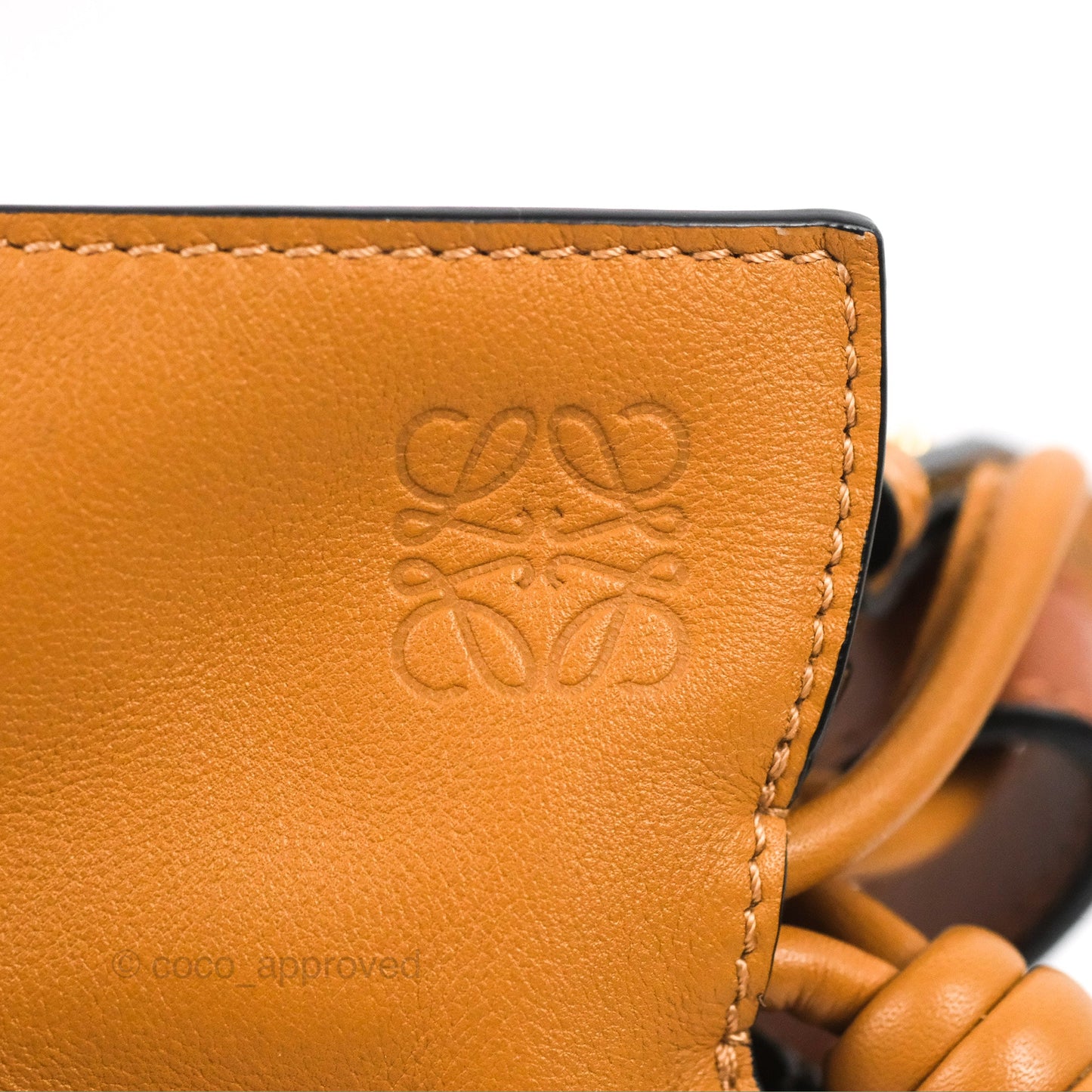Loewe Mini Flamenco Clutch Warm Desert Nappa Calfskin with Braided Short Strap