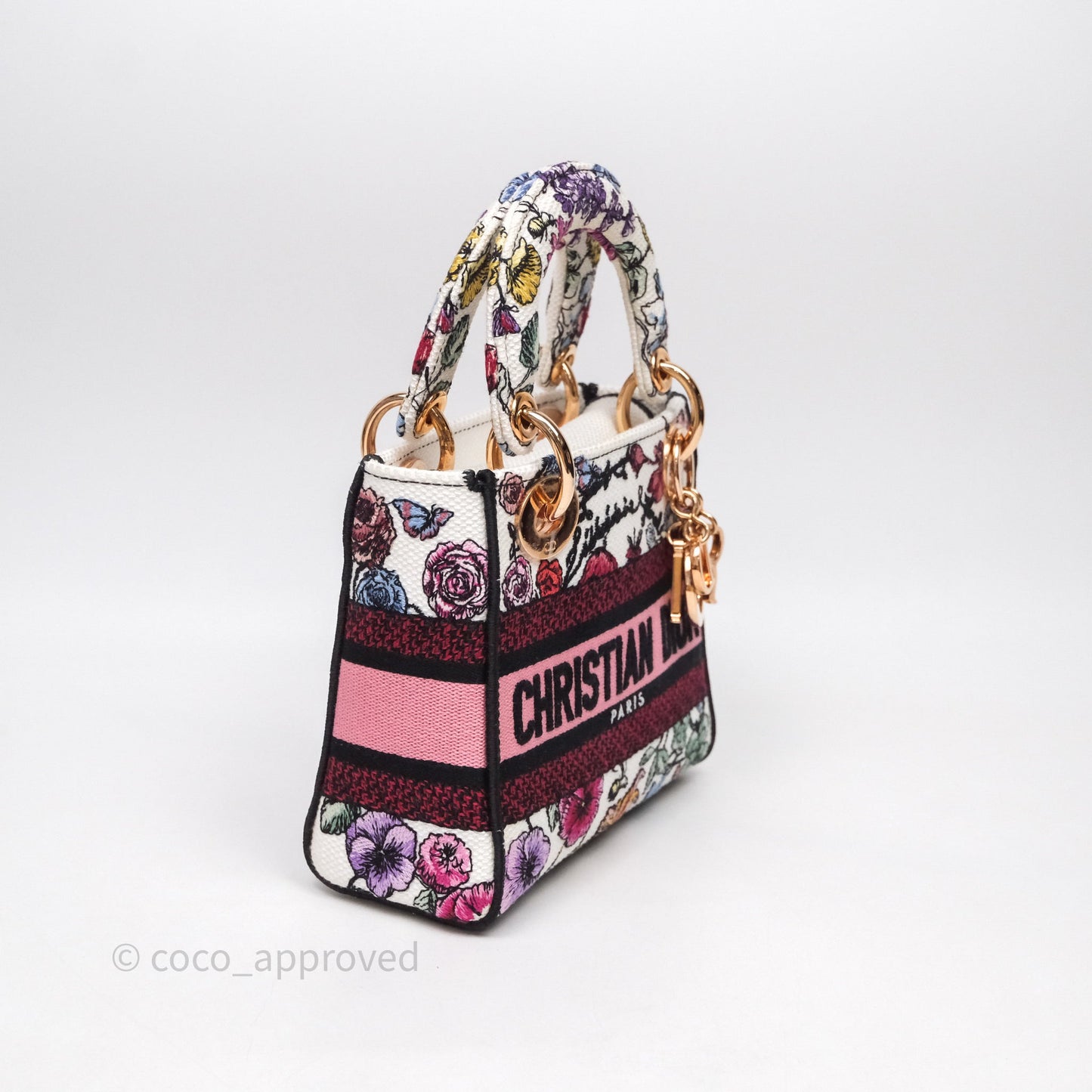 Christian Dior Mini Lady D-Lite Bag Florilegio Embroidered