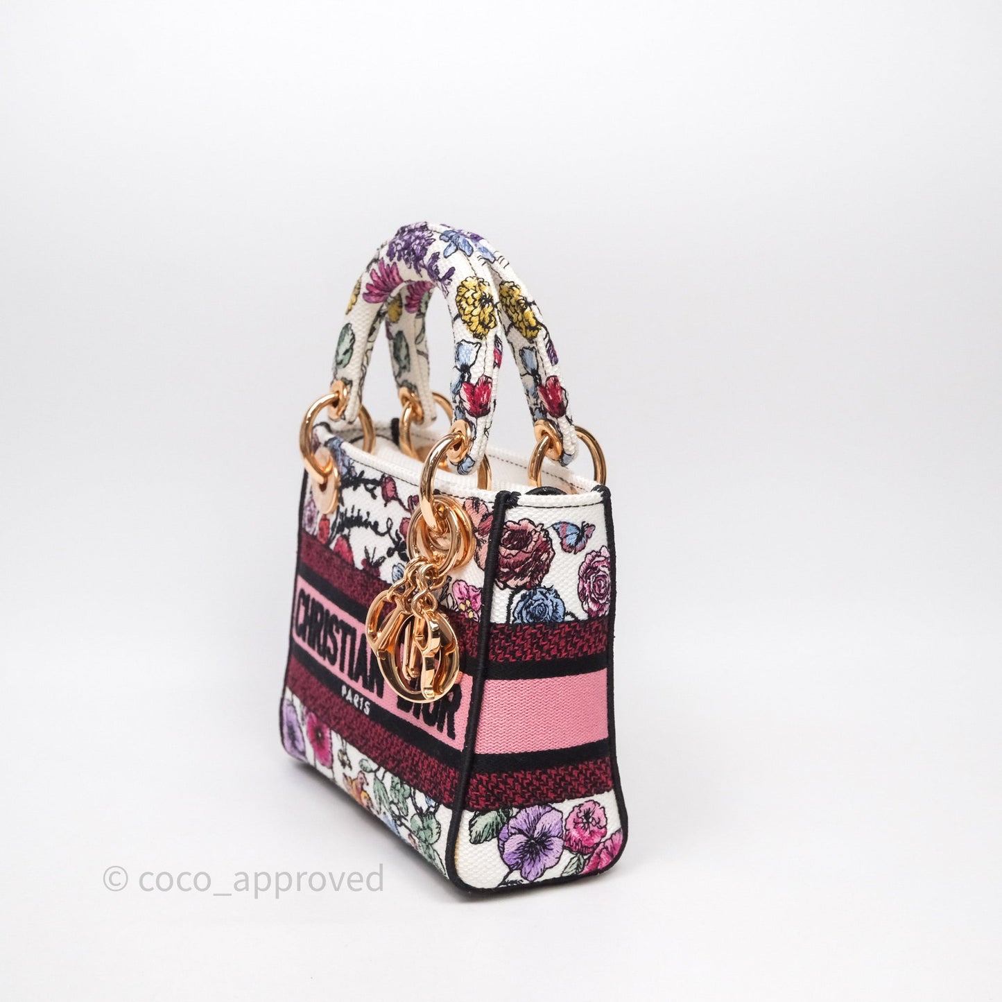 Christian Dior Mini Lady D-Lite Bag Florilegio Embroidered