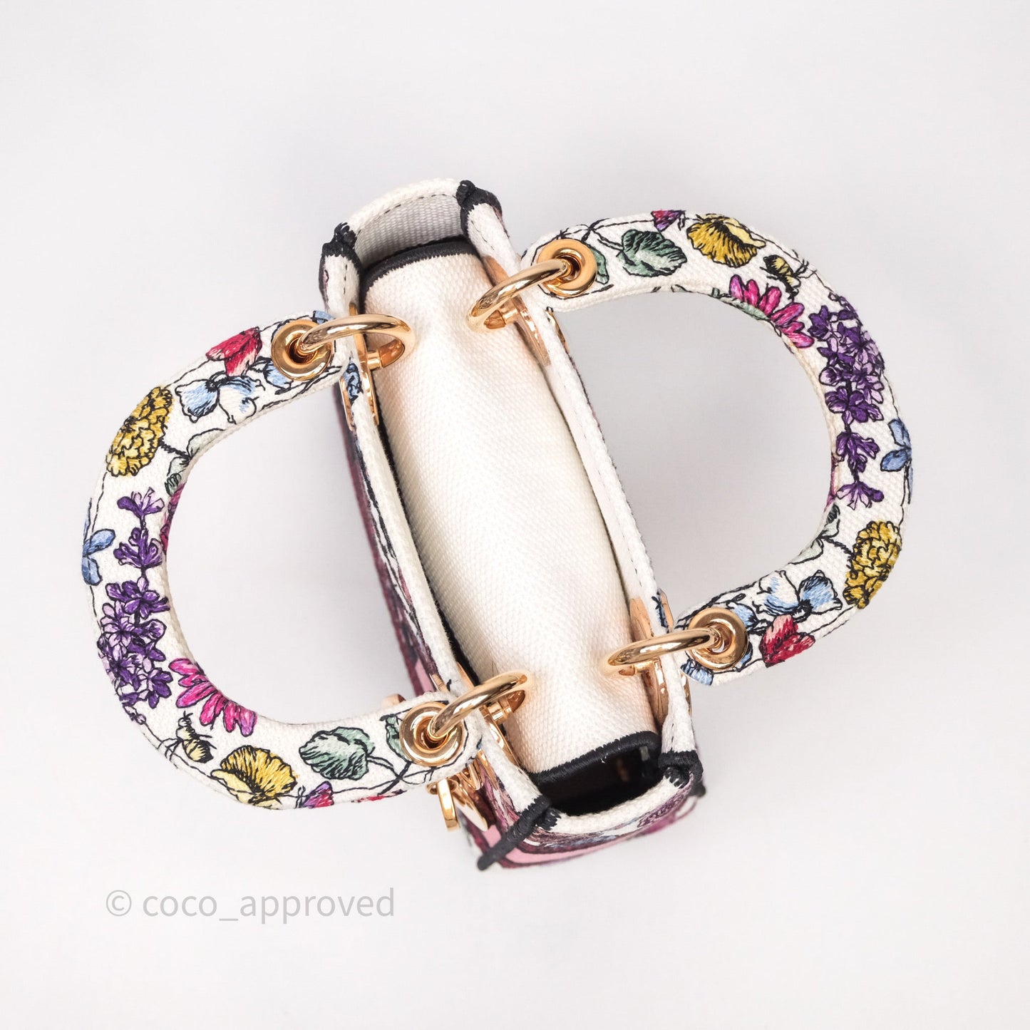 Christian Dior Mini Lady D-Lite Bag Florilegio Embroidered