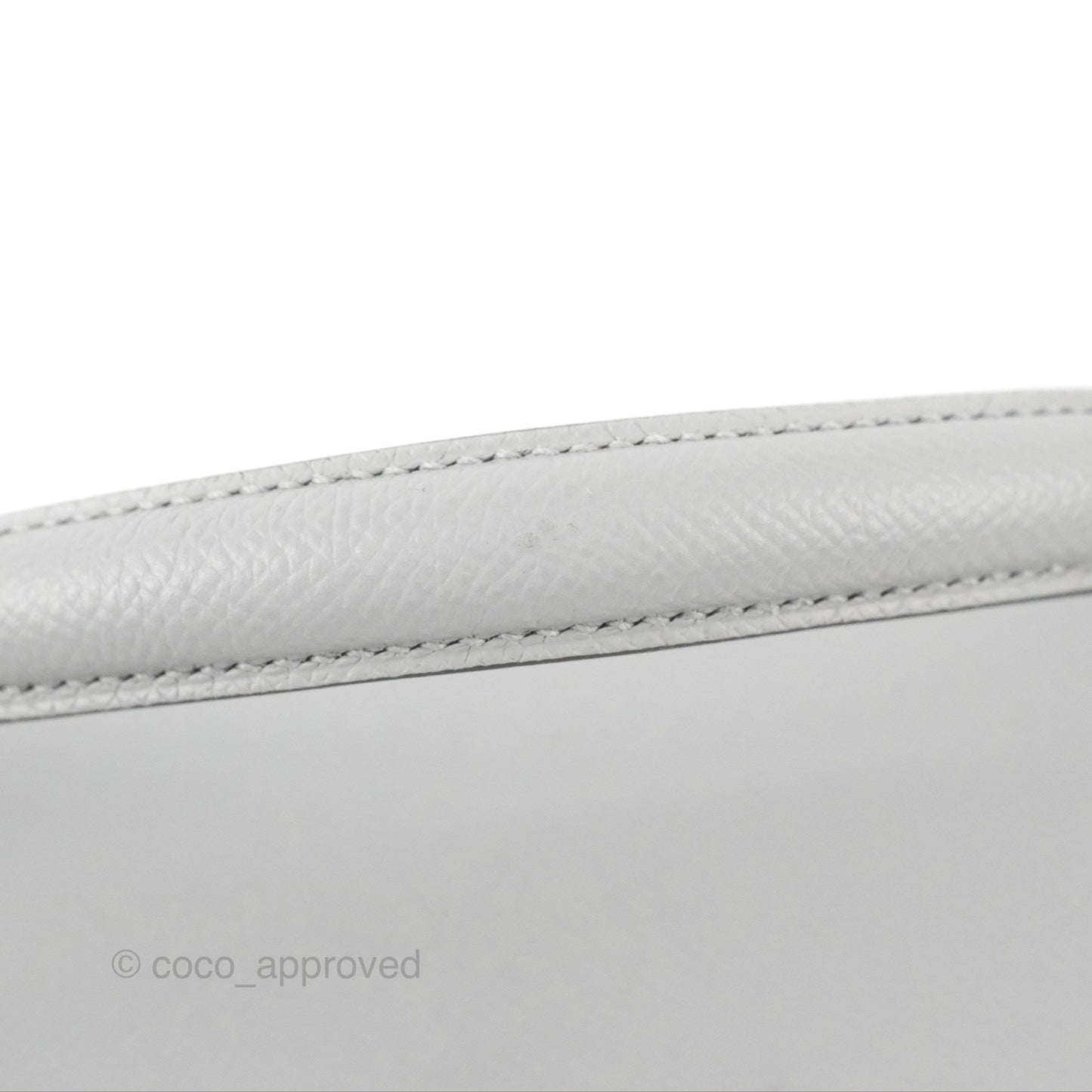 Hermès Kelly 32 Sellier Bleu Glacier Epsom Palladium Hardware