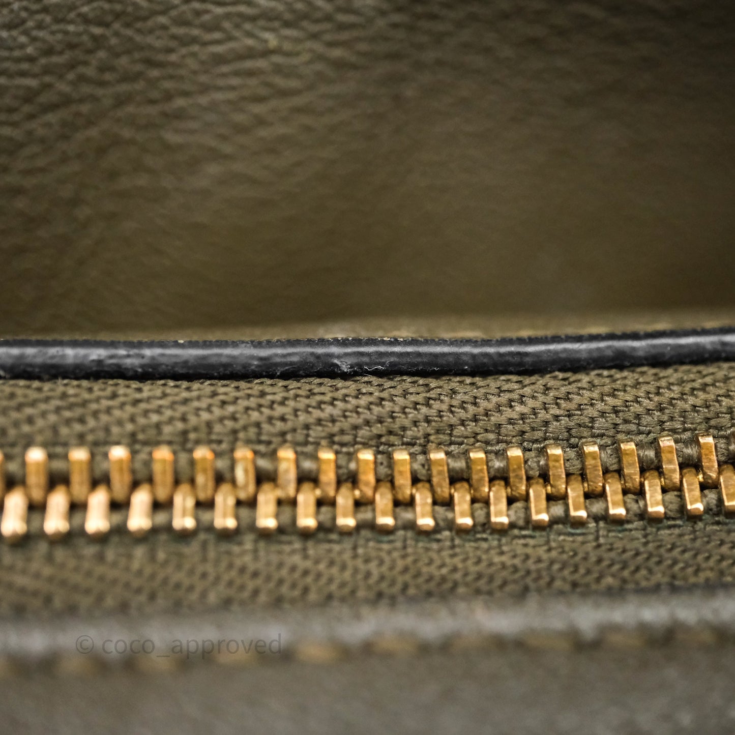 Loewe Mini Puzzle Bag Green Calfskin Gold Hardware