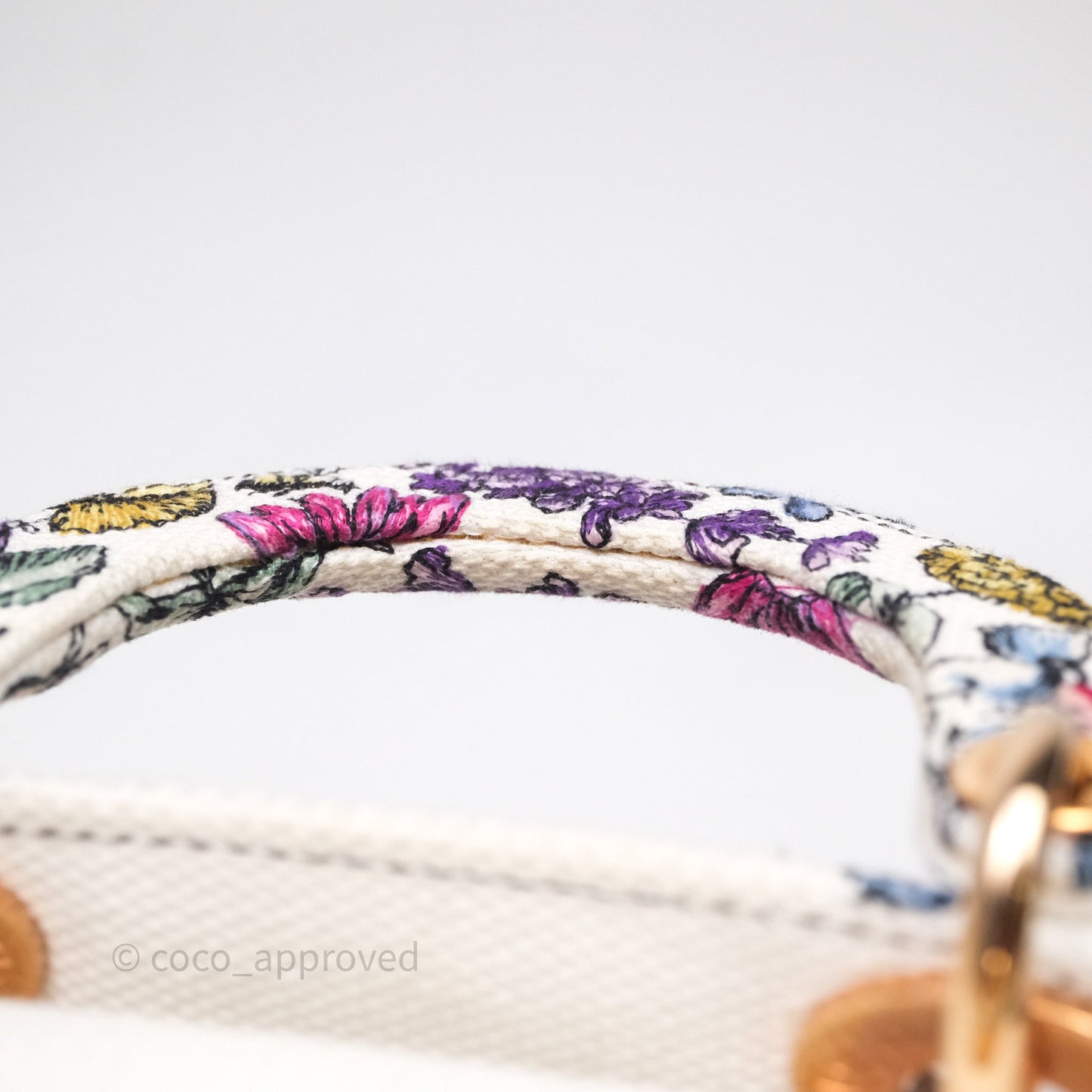 Christian Dior Mini Lady D-Lite Bag Florilegio Embroidered