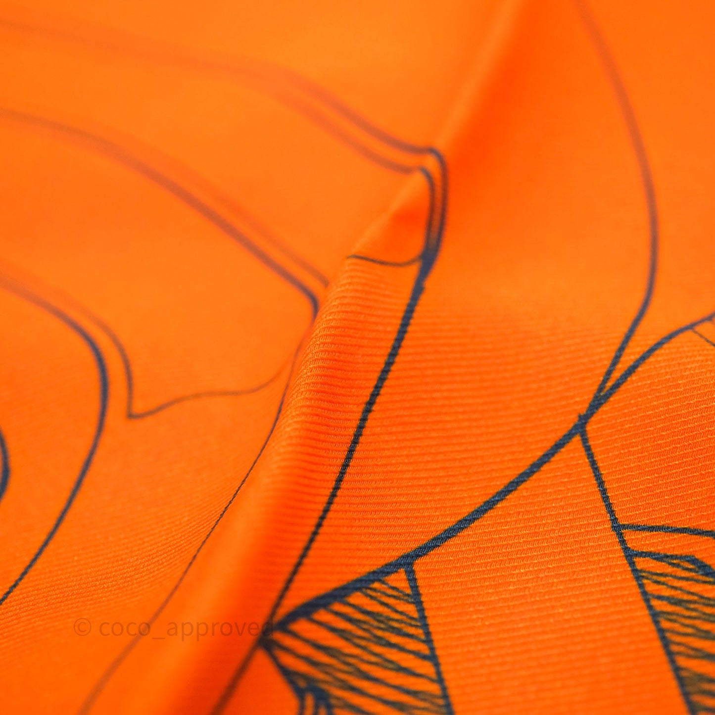Hermes Pochette Soie Vintage Mysterious Rider Silk Scarf 45