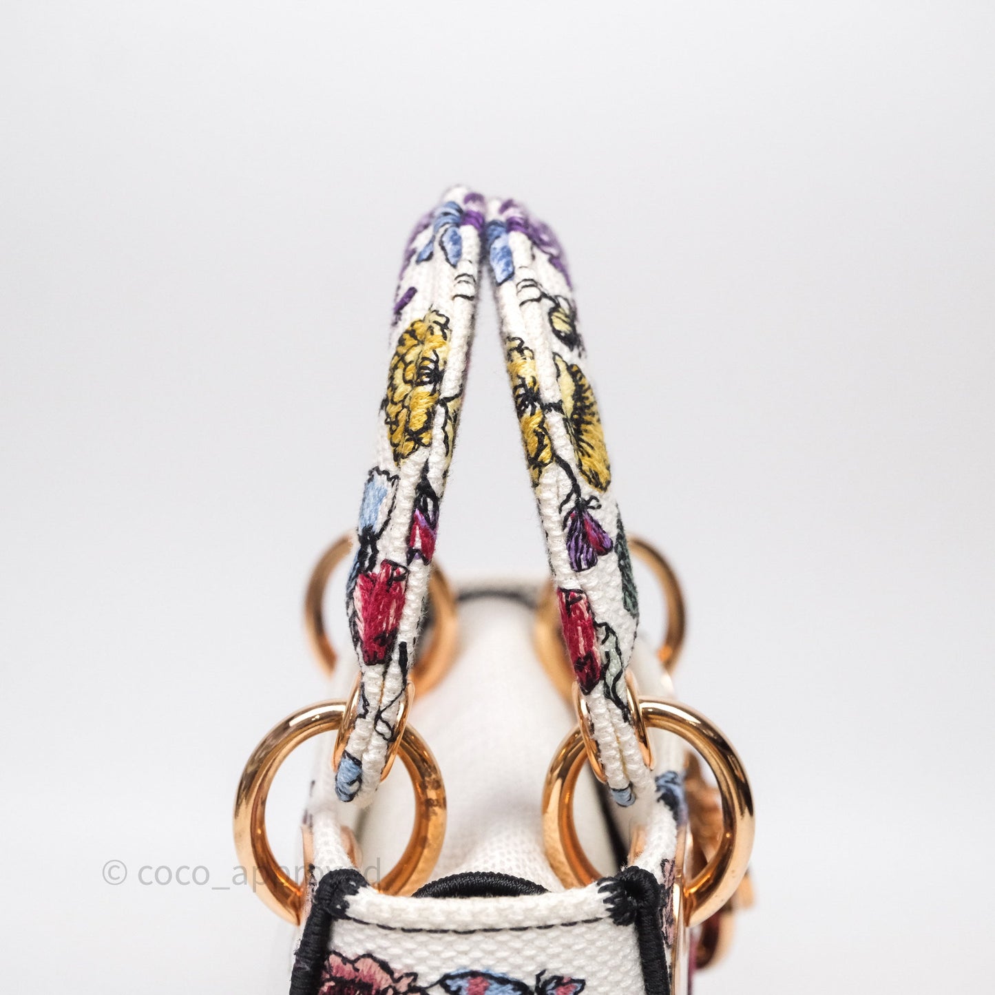 Christian Dior Mini Lady D-Lite Bag Florilegio Embroidered