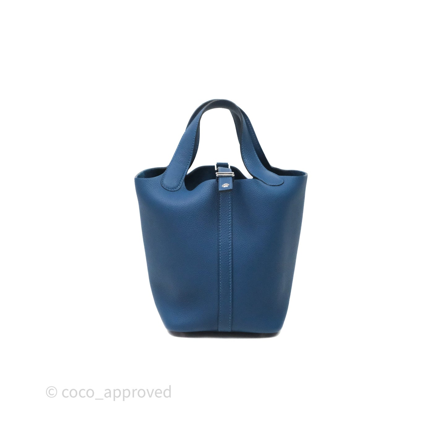Hermès Picotin 18 Deep Blue S4 Taurillon Maurice Palladium Hardware