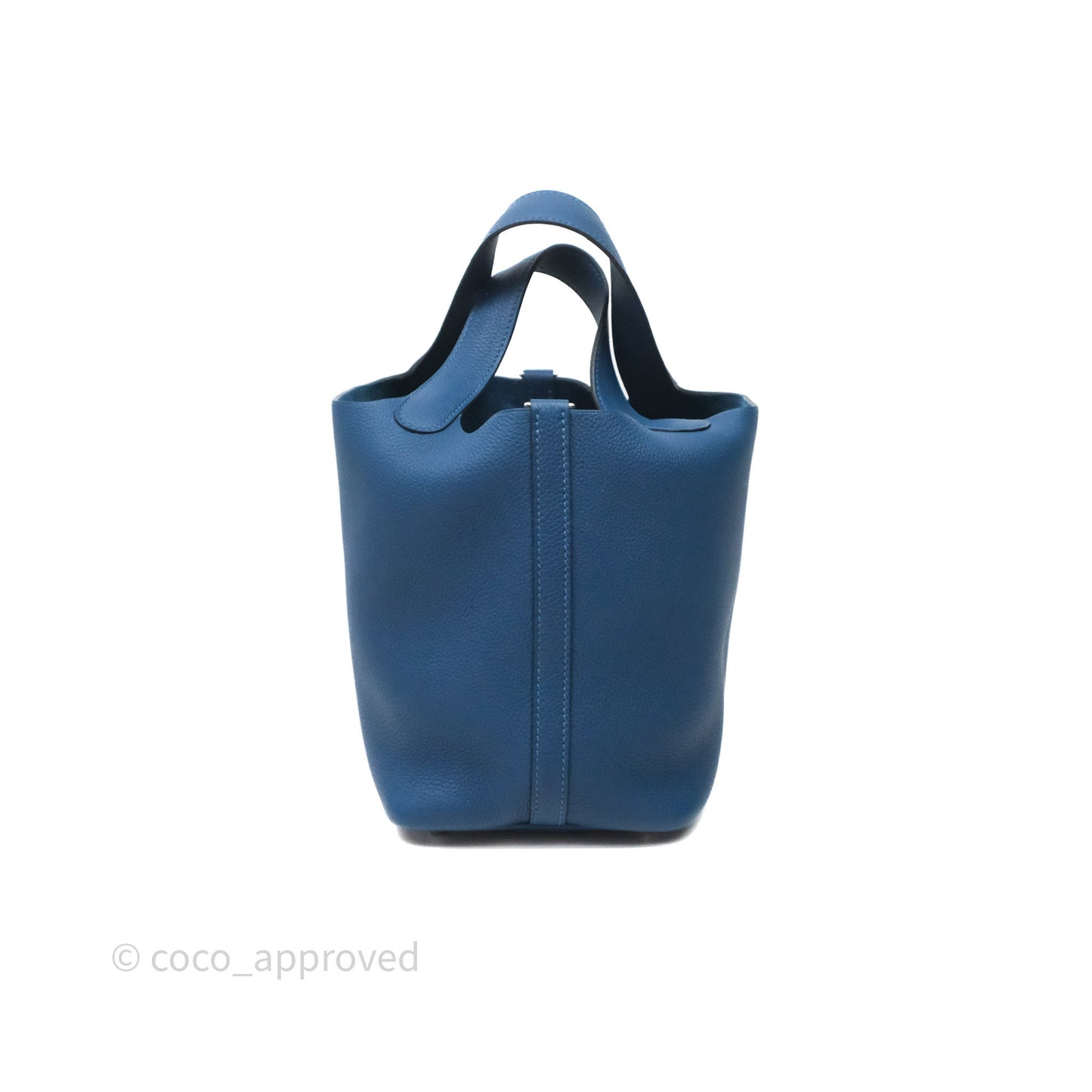 Hermès Picotin 18 Deep Blue S4 Taurillon Maurice Palladium Hardware