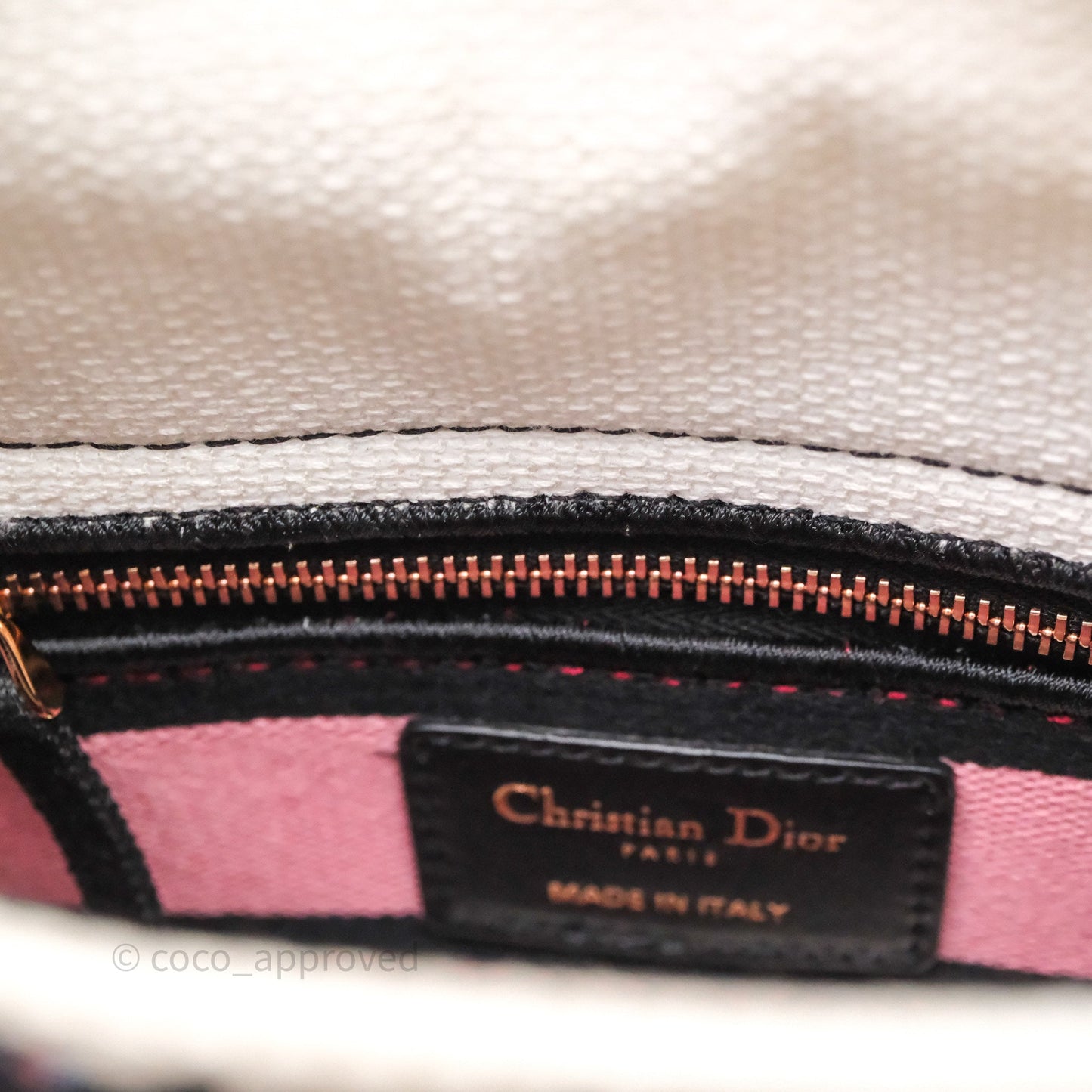 Christian Dior Mini Lady D-Lite Bag Florilegio Embroidered