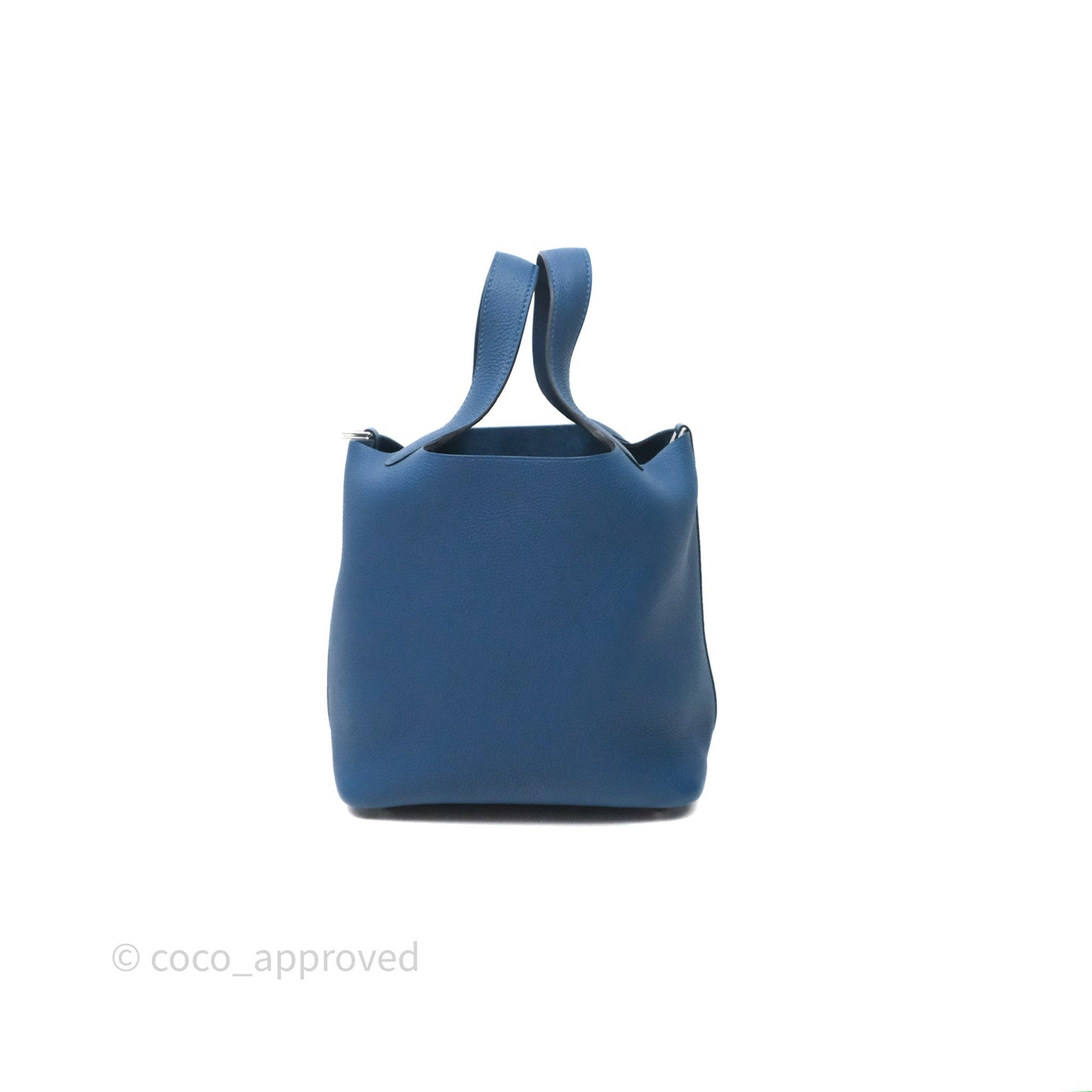 Hermès Picotin 18 Deep Blue S4 Taurillon Maurice Palladium Hardware
