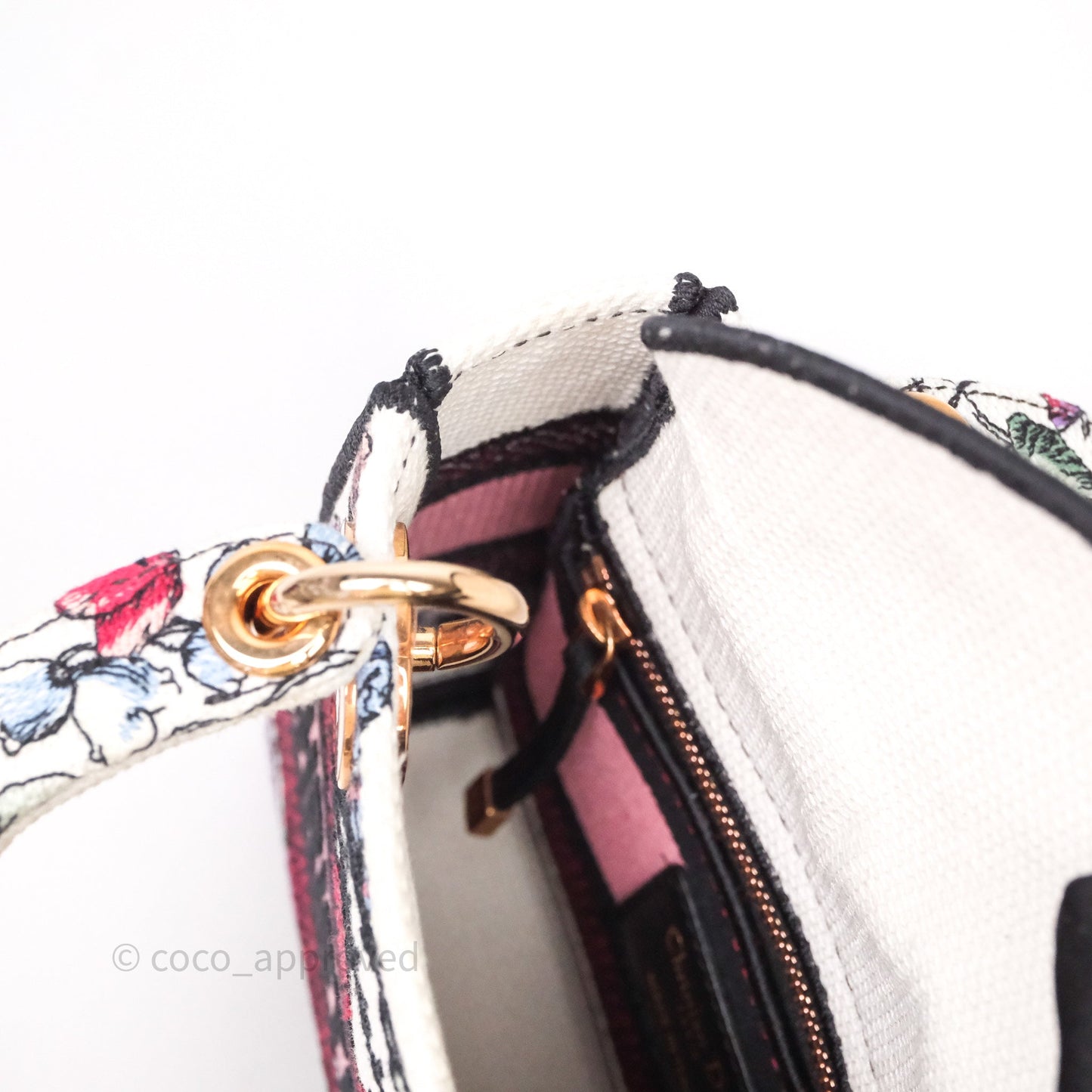 Christian Dior Mini Lady D-Lite Bag Florilegio Embroidered