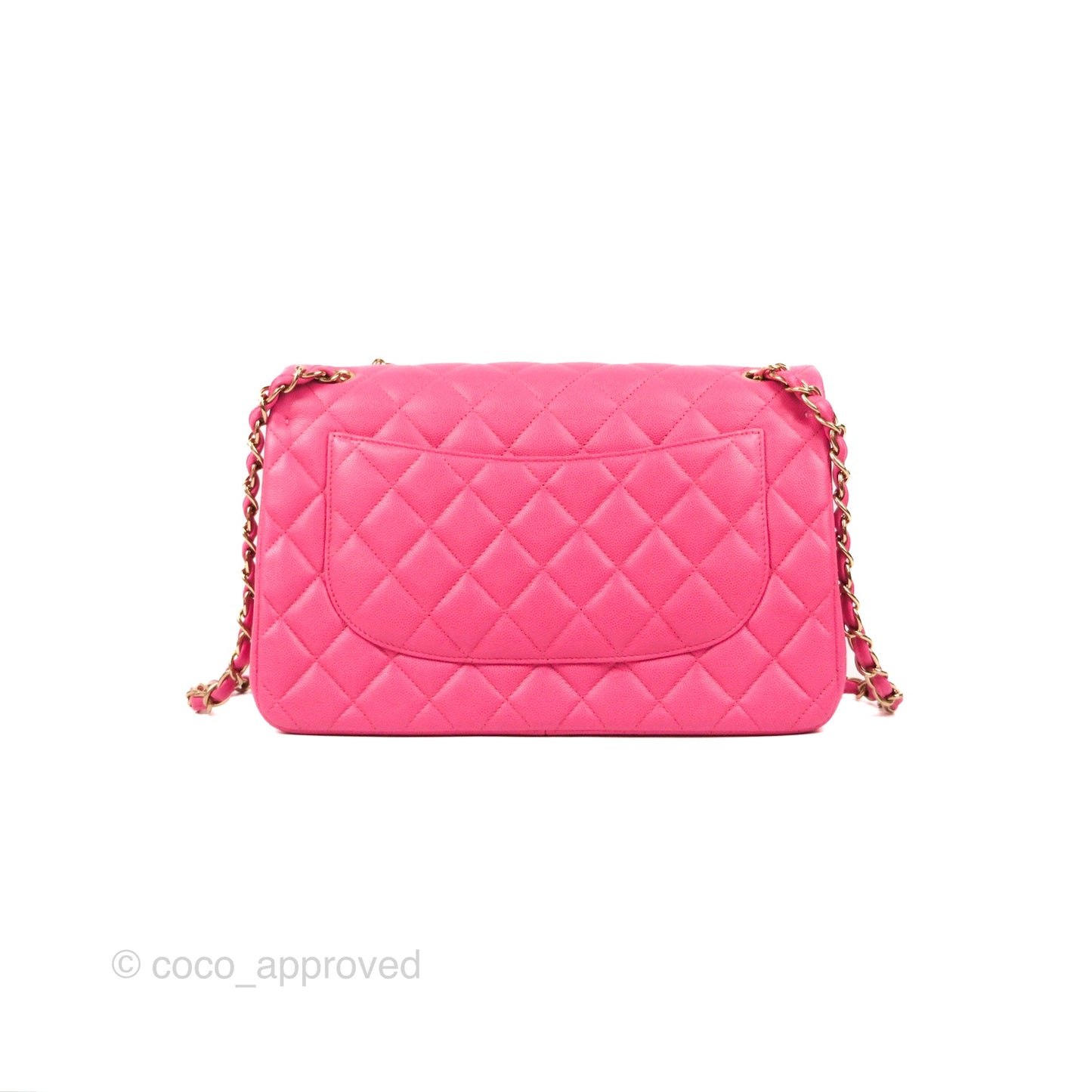 Chanel Jumbo Double Flap Pink Caviar Gold Hardware⁣⁣