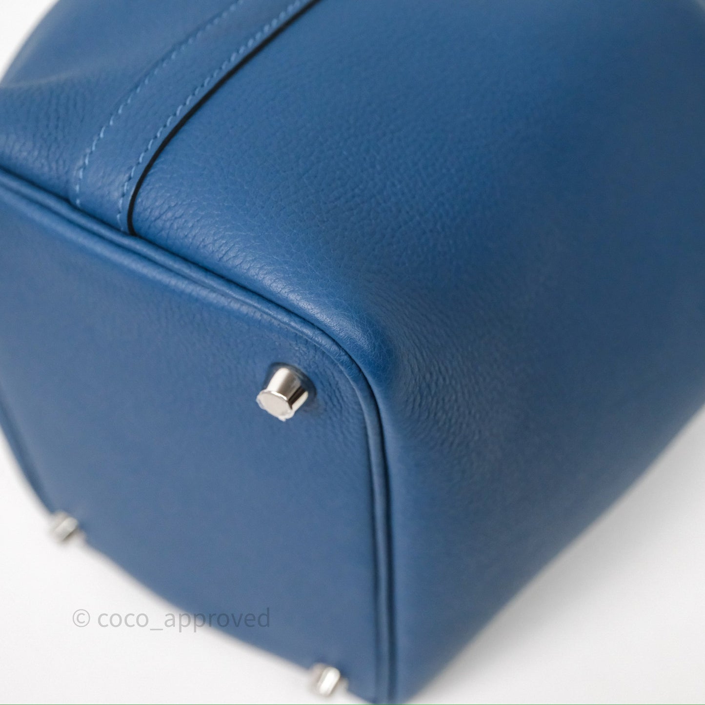 Hermès Picotin 18 Deep Blue S4 Taurillon Maurice Palladium Hardware