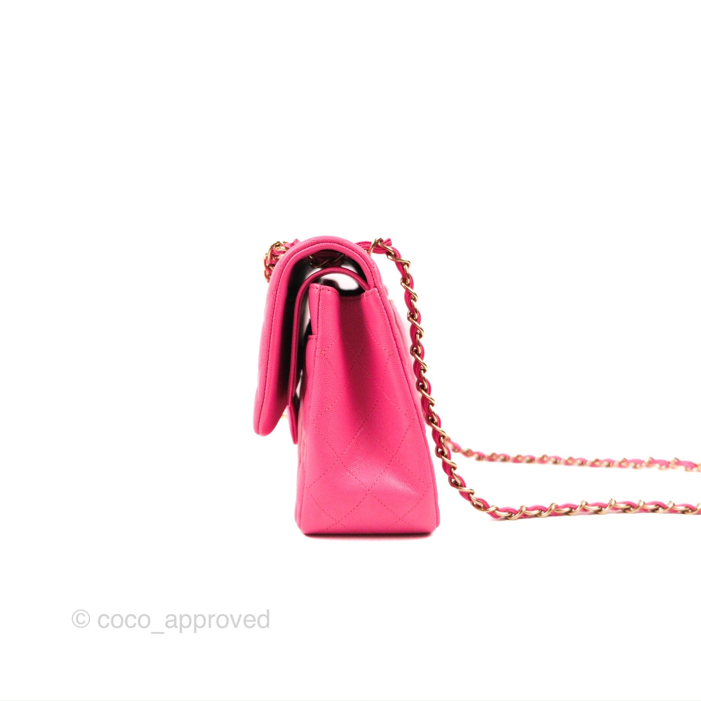 Chanel Jumbo Double Flap Pink Caviar Gold Hardware⁣⁣