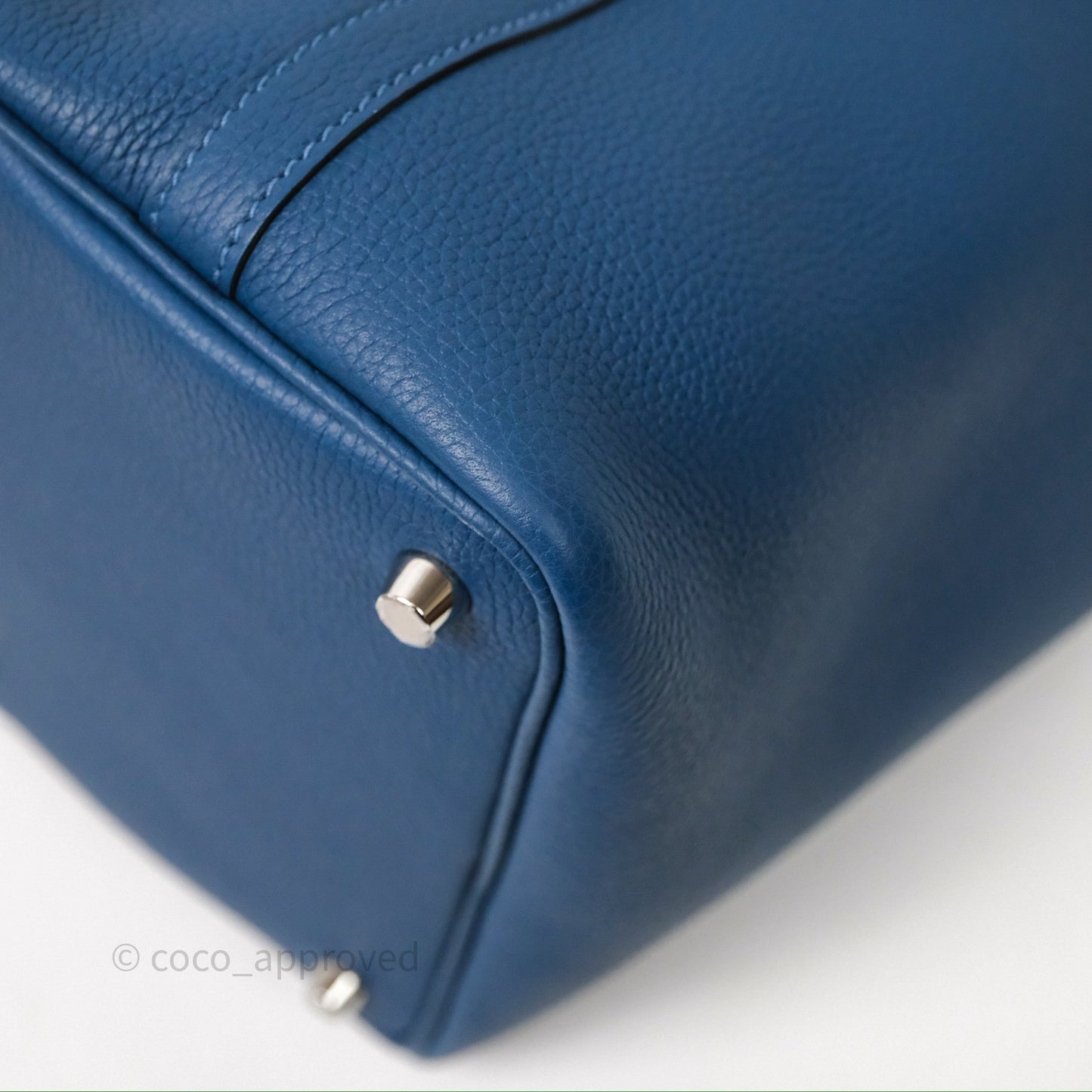 Hermès Picotin 18 Deep Blue S4 Taurillon Maurice Palladium Hardware