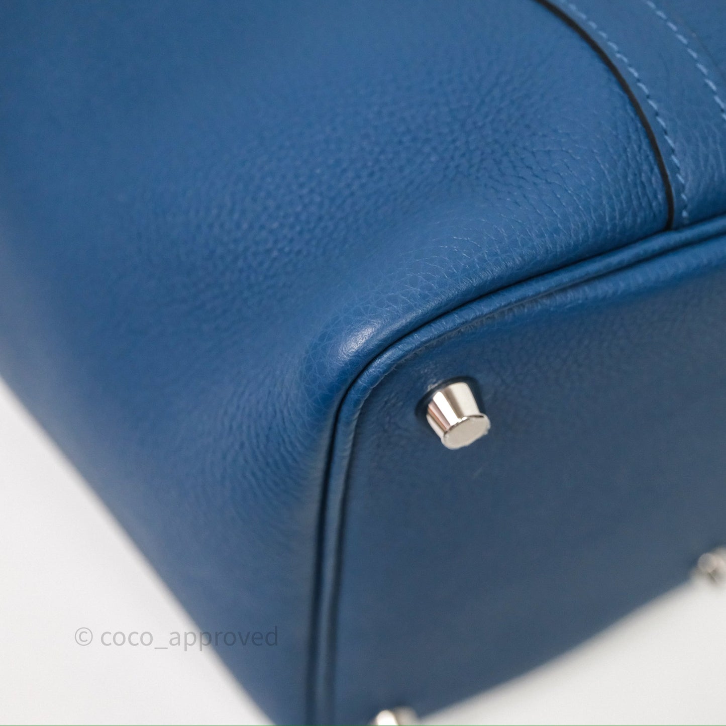 Hermès Picotin 18 Deep Blue S4 Taurillon Maurice Palladium Hardware