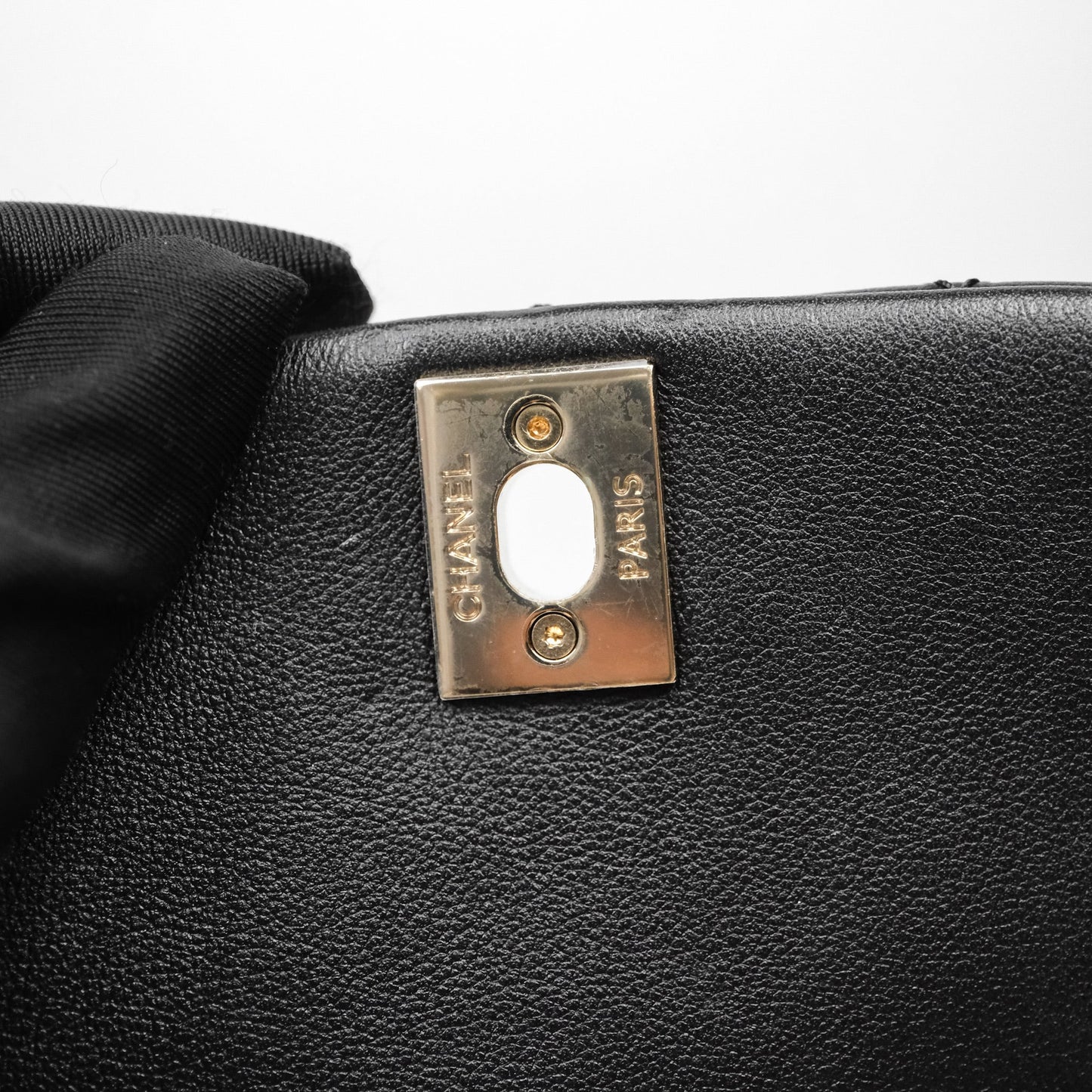 Chanel Mini Duma Backpack Black Calfskin Gold Hardware