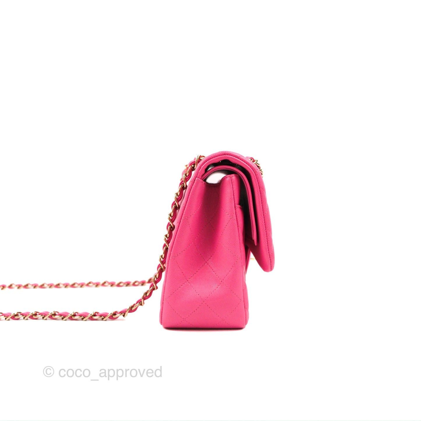 Chanel Jumbo Double Flap Pink Caviar Gold Hardware⁣⁣