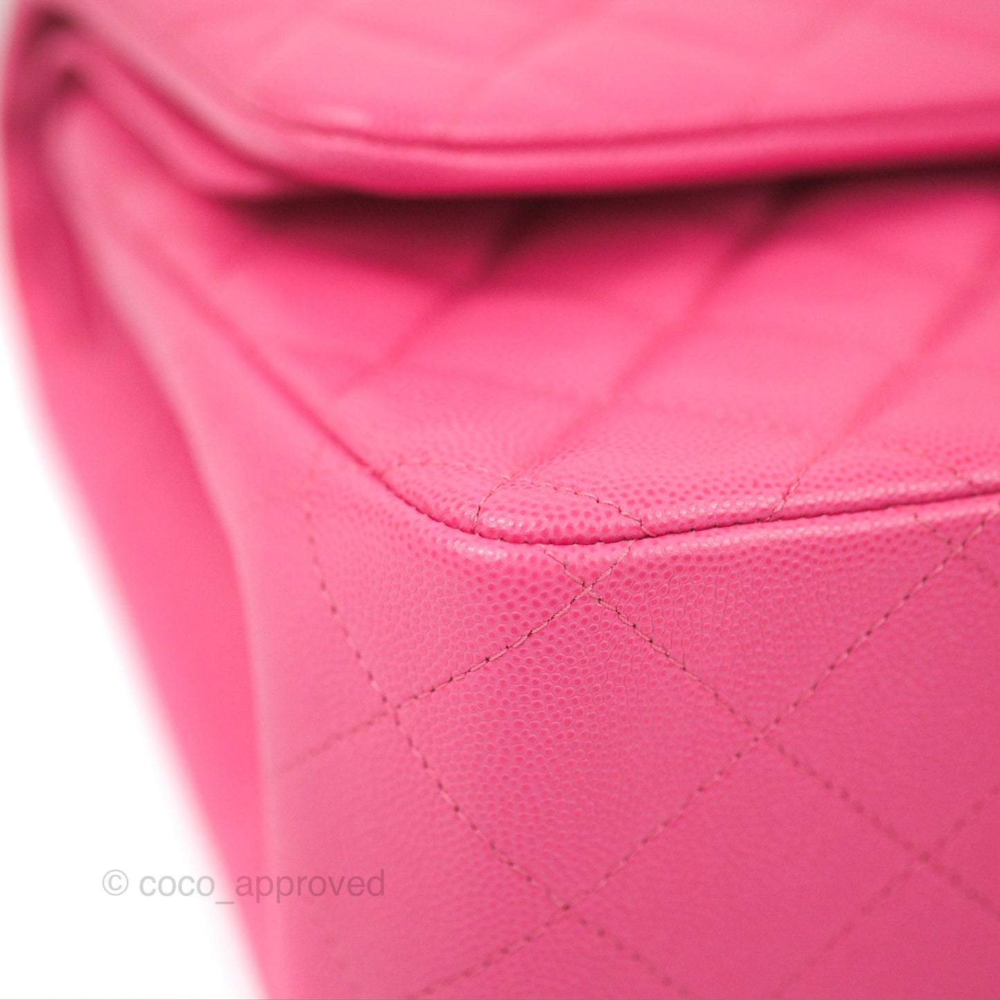 Chanel Jumbo Double Flap Pink Caviar Gold Hardware⁣⁣