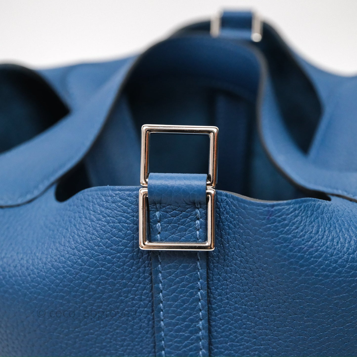 Hermès Picotin 18 Deep Blue S4 Taurillon Maurice Palladium Hardware