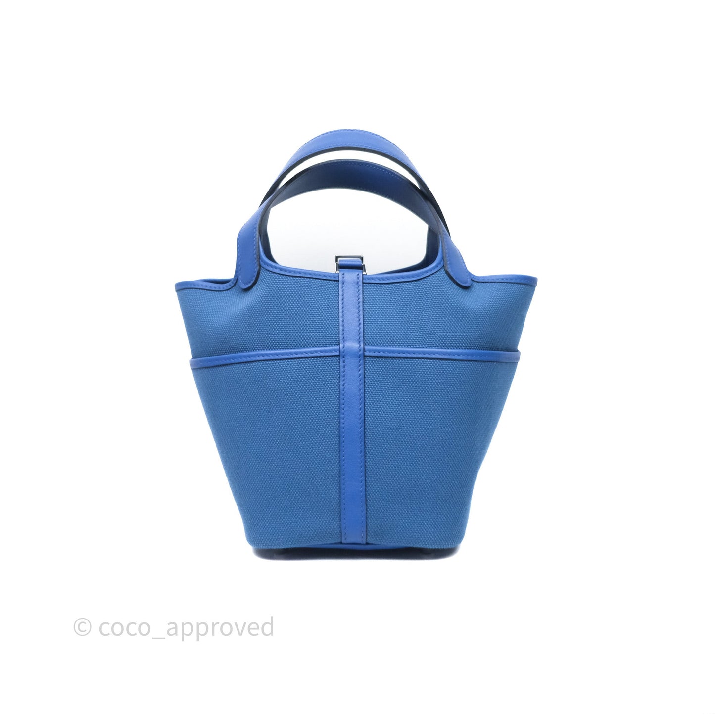 Hermes Picotin Lock 18 Cargo Pockets Bleu Royal Palladium Hardware